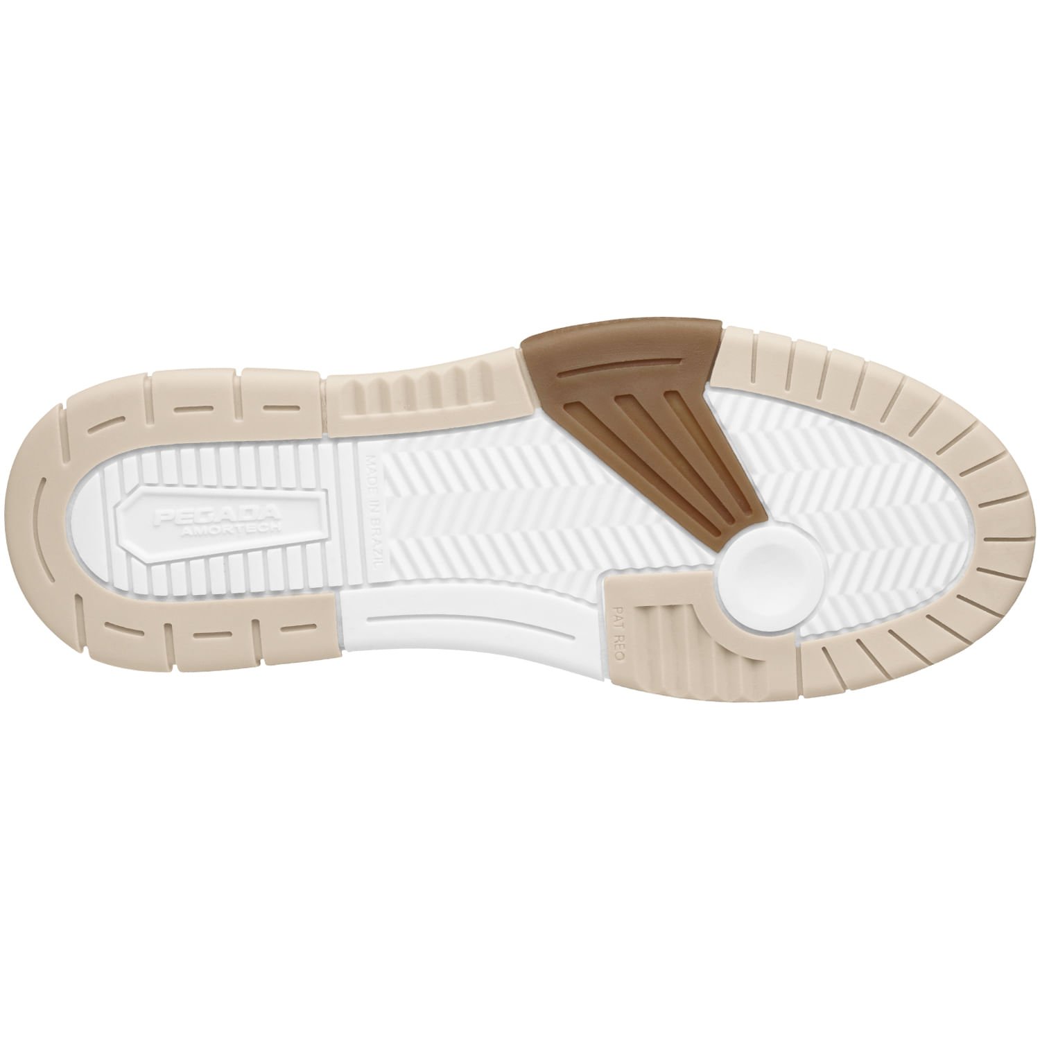 Tênis Pegada Feminino em Couro Branco 212608-02 Branco 5