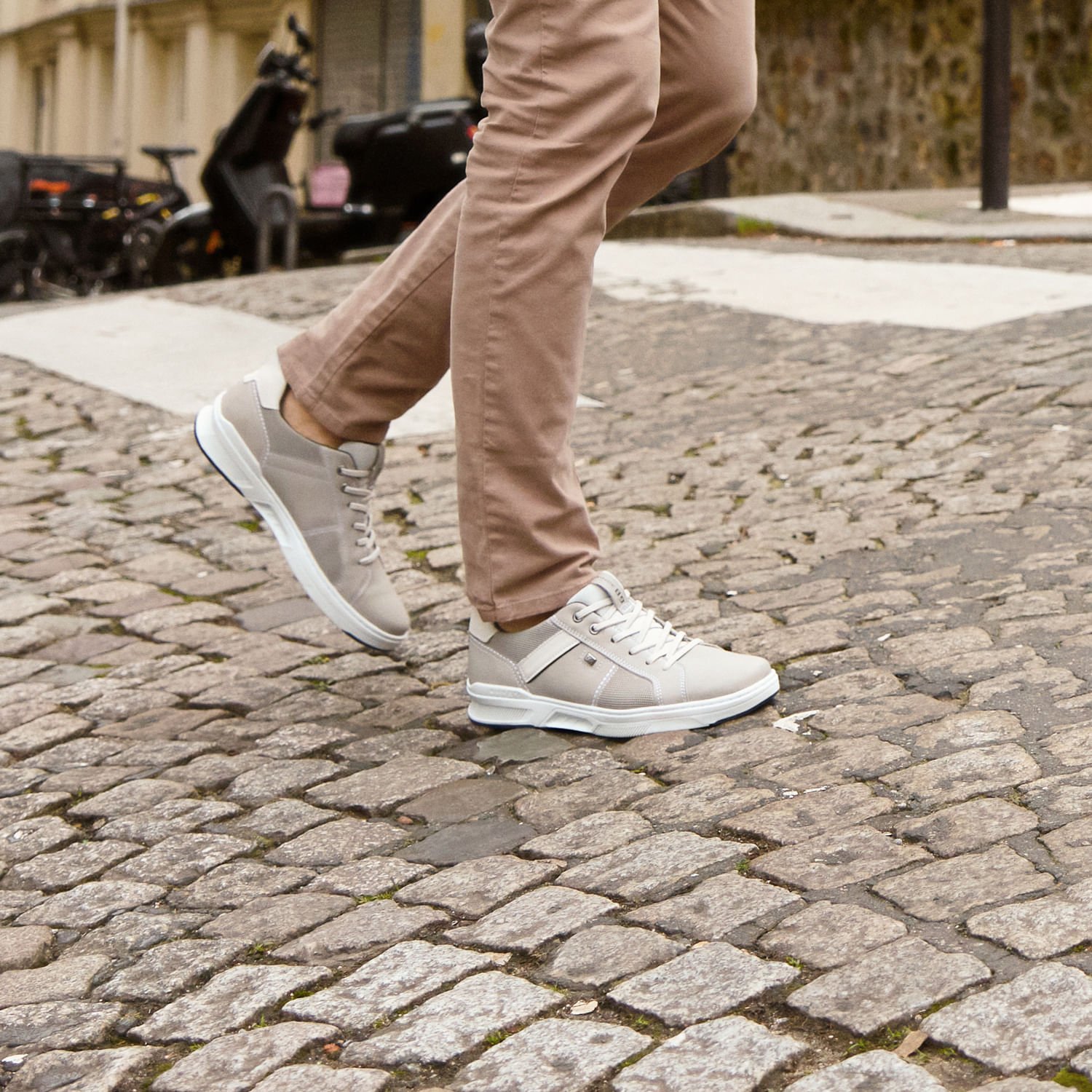 Sapatênis Pegada Masculino em Couro Silver 110605-10 Silver 2