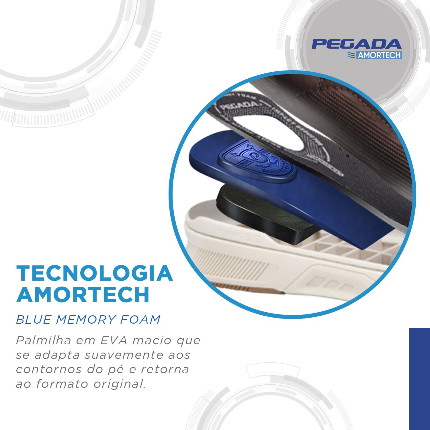 Sapatênis Pegada Masculino em Couro Silver 110605-10 Silver 5