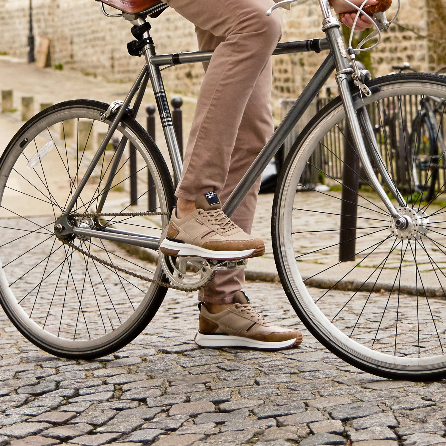 Tênis Casual Pegada Masculino em Couro Desert 110751-04 Marrom 2