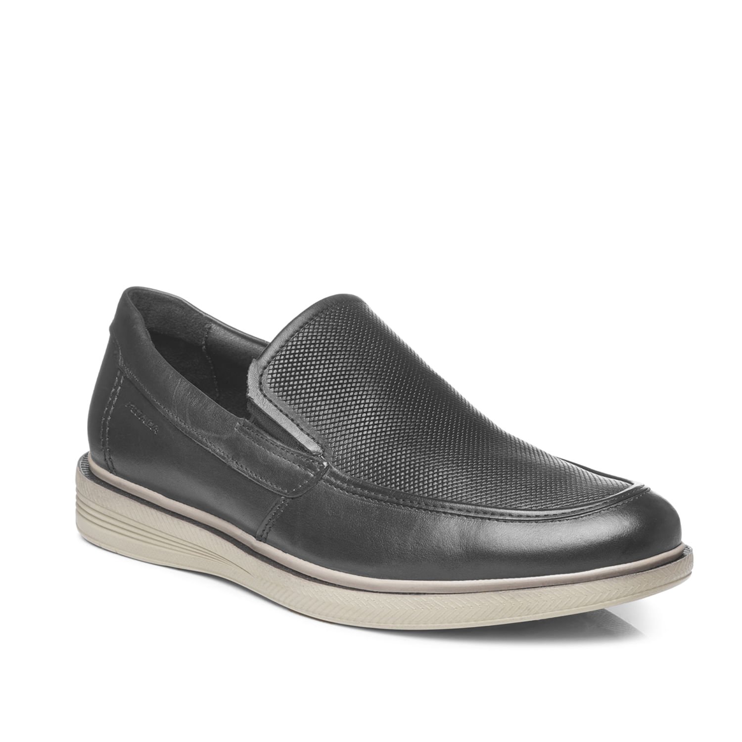 Sapato Casual Pegada Masculino em Couro Preto 126112-01 Preto 2