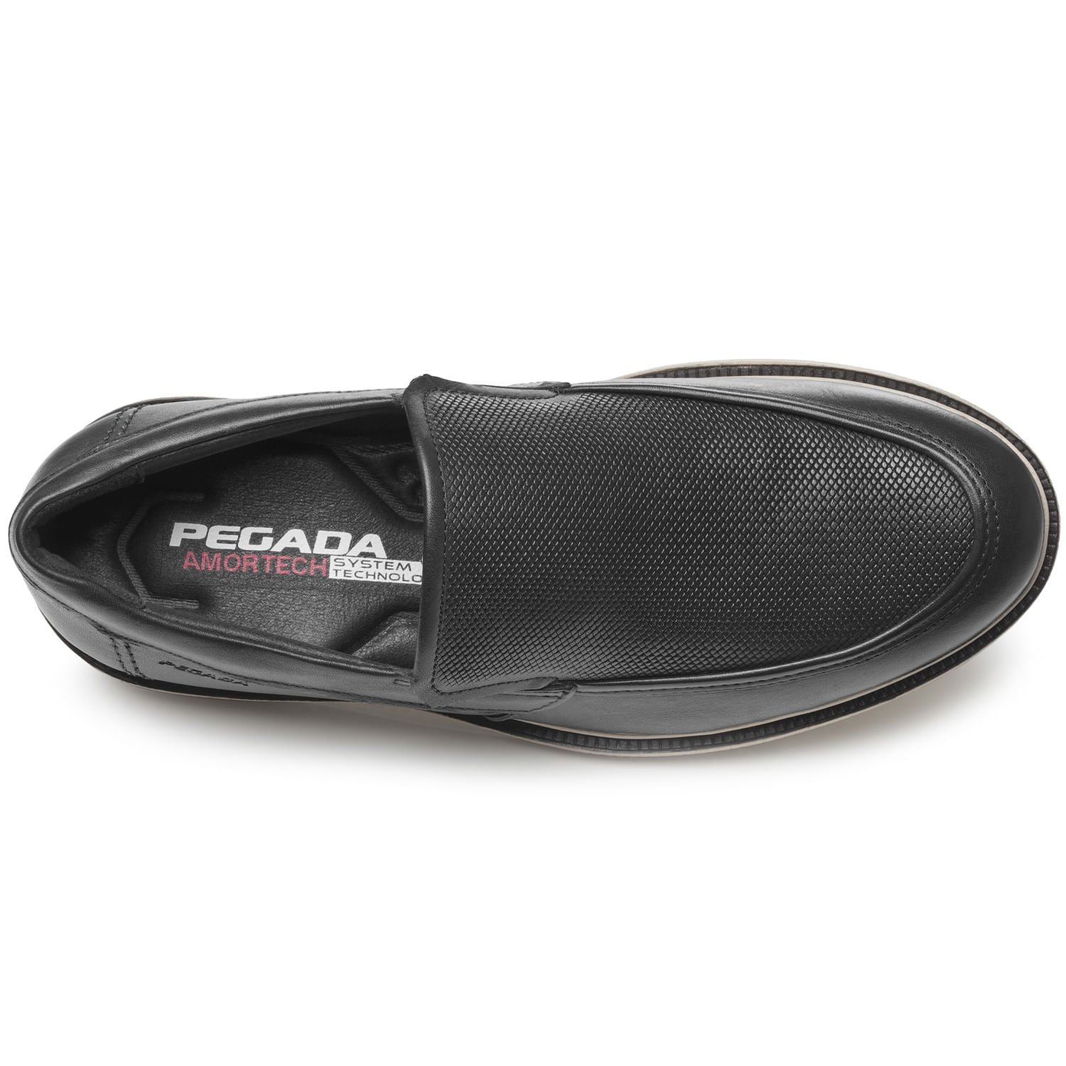 Sapato Casual Pegada Masculino em Couro Preto 126112-01 Preto 3