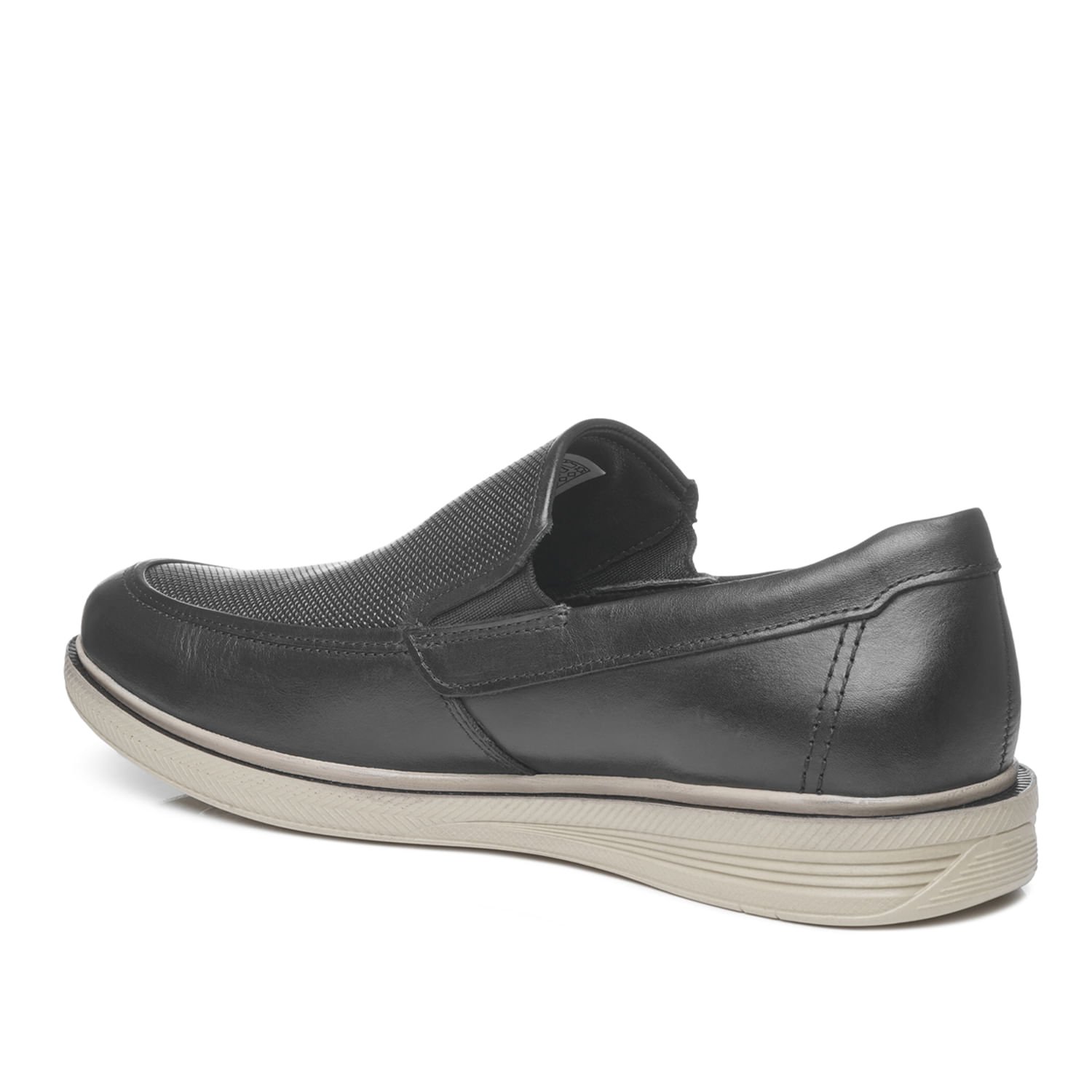 Sapato Casual Pegada Masculino em Couro Preto 126112-01 Preto 6