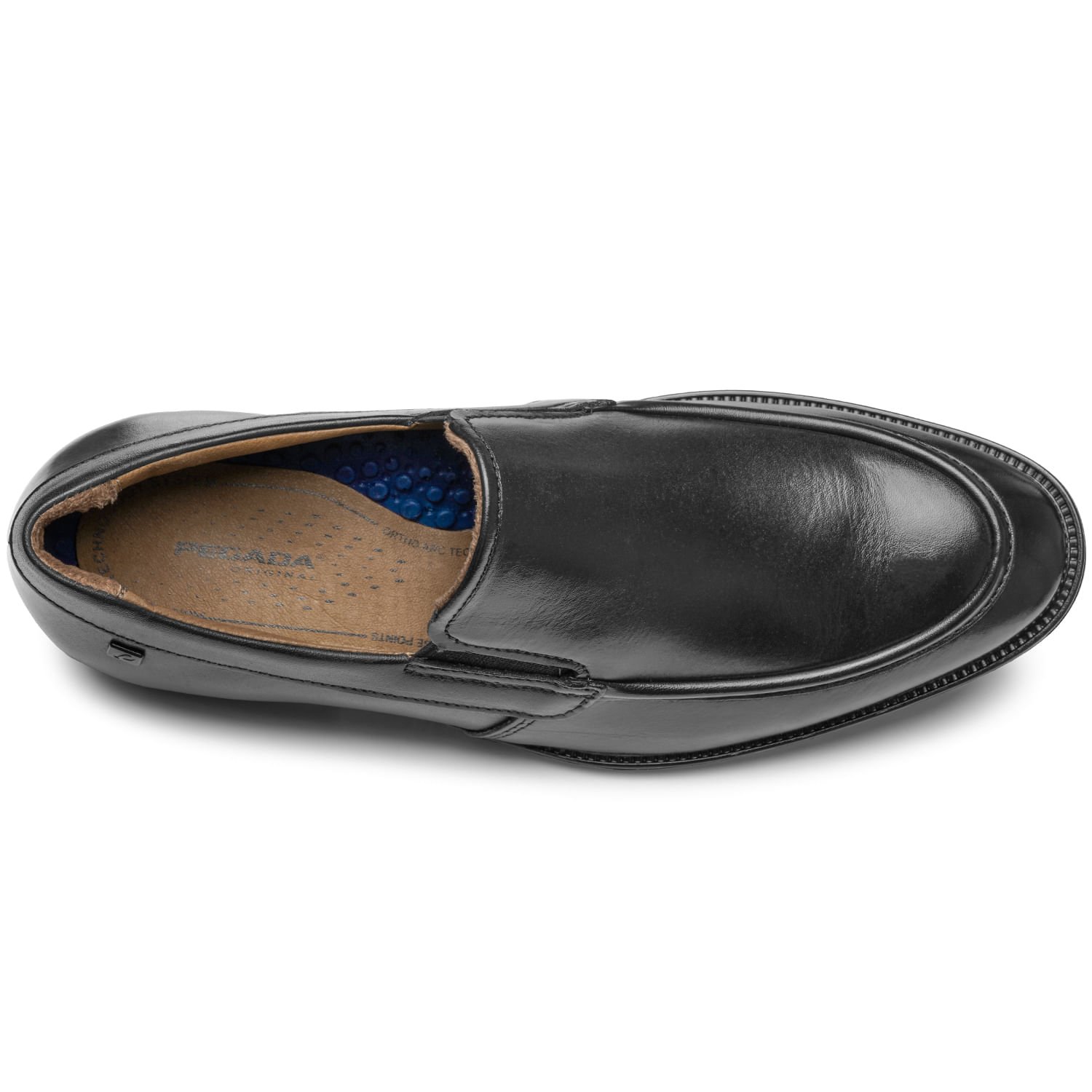 Sapato Casual Pegada Masculino em Couro Preto 126955-01 Preto 6