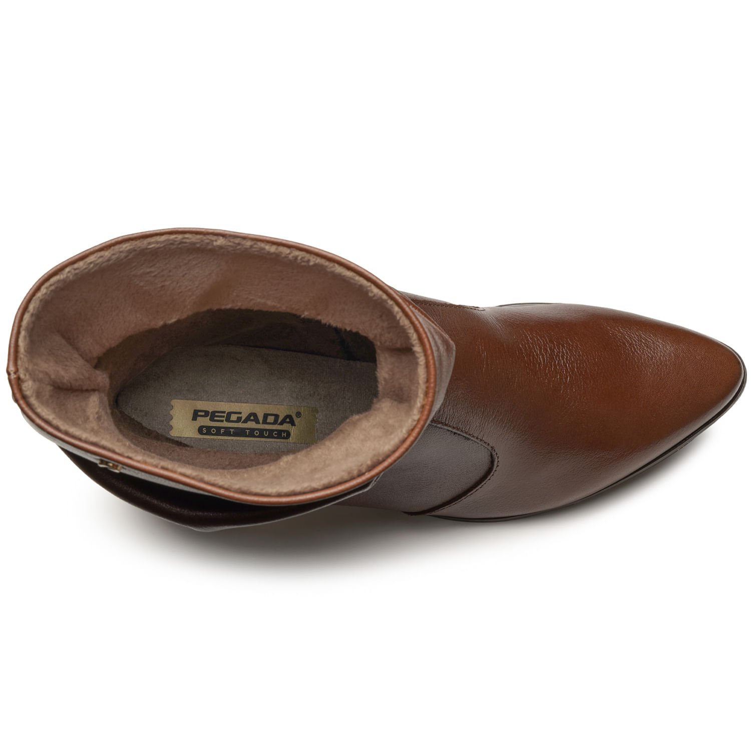 Bota Pegada Feminina em Couro Pinhão 280901-01 Pinhão 6