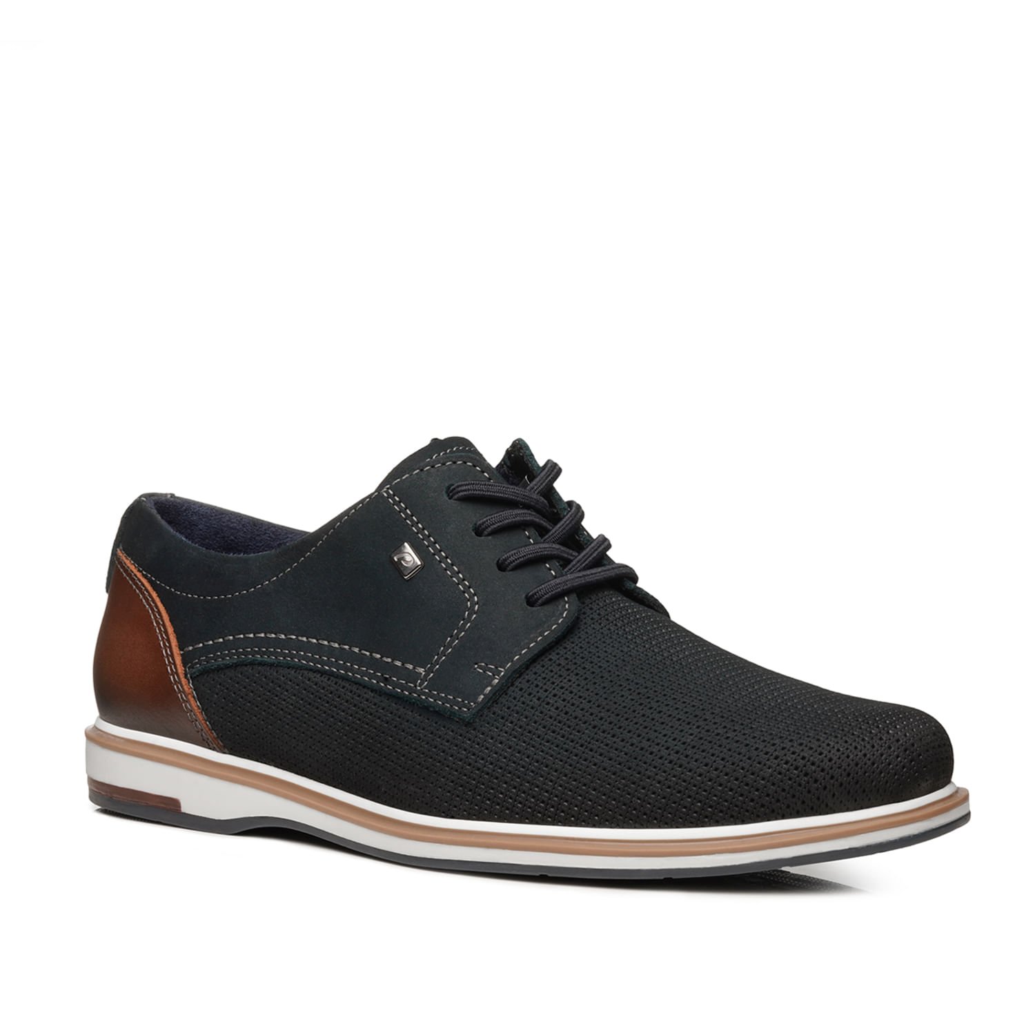 Sapato Casual Pegada Masculino em Couro Marinho 125113-08 Marinho 3