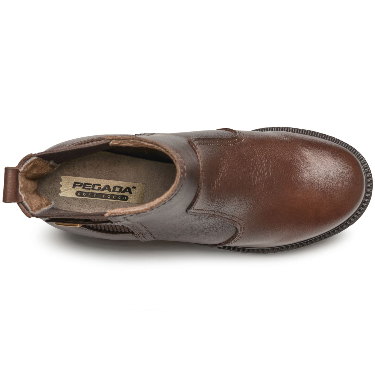 Bota Pegada Feminina em Couro Pinhão 281309-07 Pinhão 5