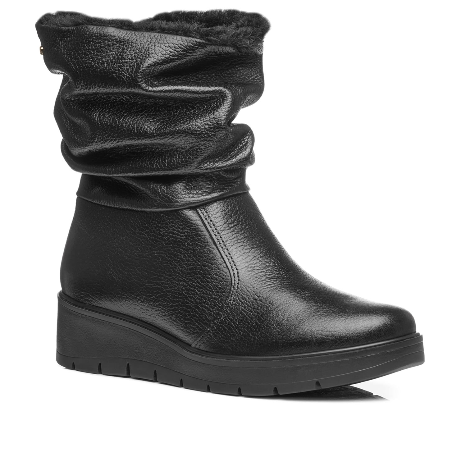Bota Pegada Feminina em Couro Preto 280891-02 Preto 3