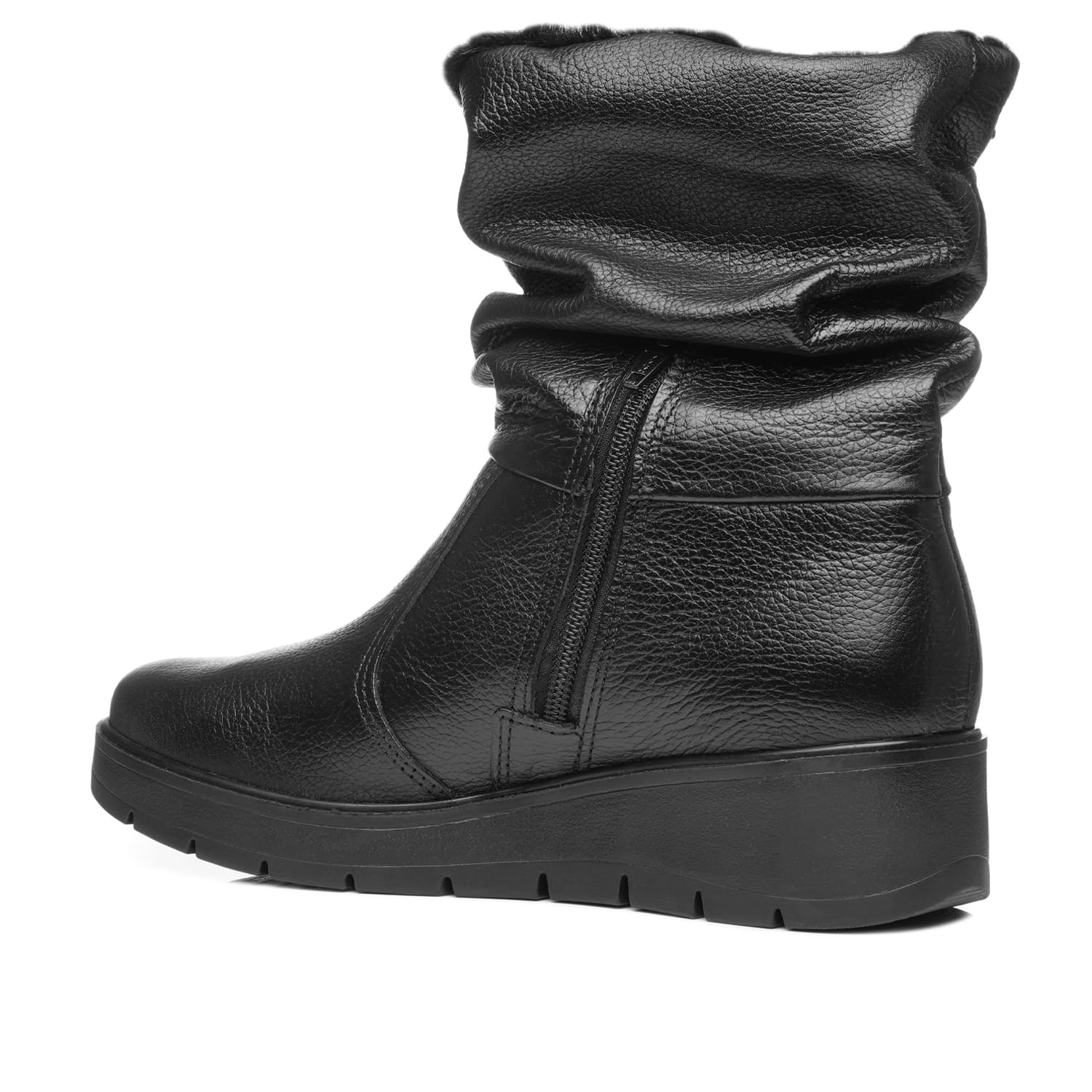 Bota Pegada Feminina em Couro Preto 280891-02 Preto 4
