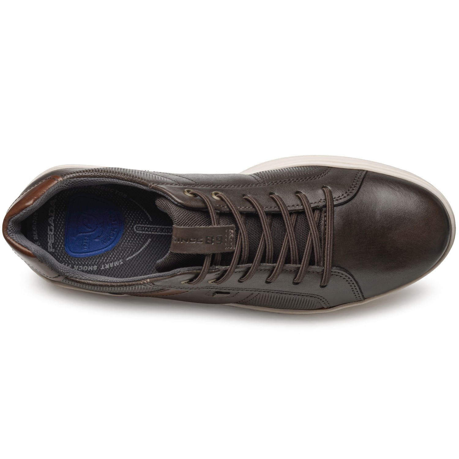 Sapatênis Pegada Masculino em Couro Brown 110605-03 Brown 6