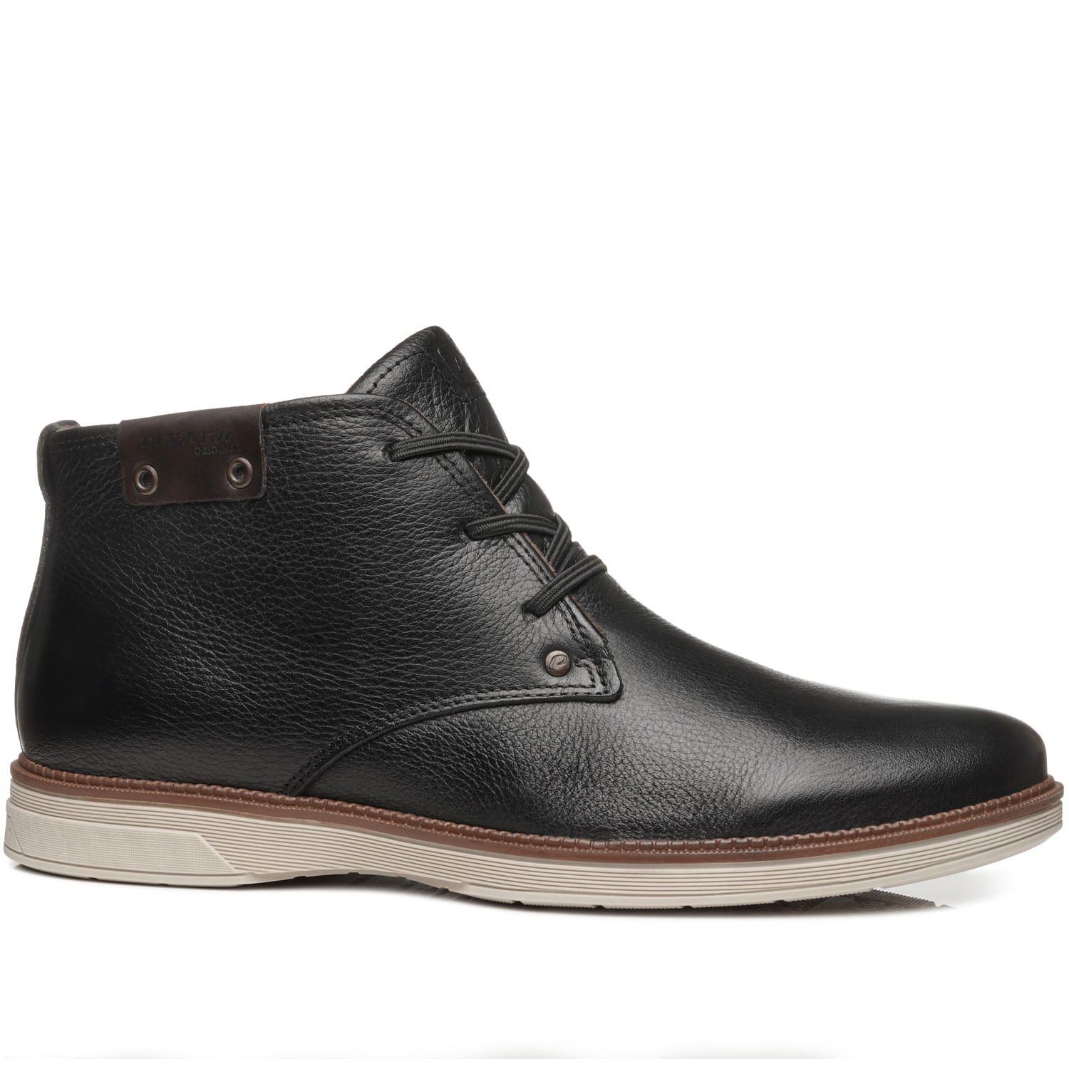 Bota Pegada Masculina em Couro Preto 126751-04