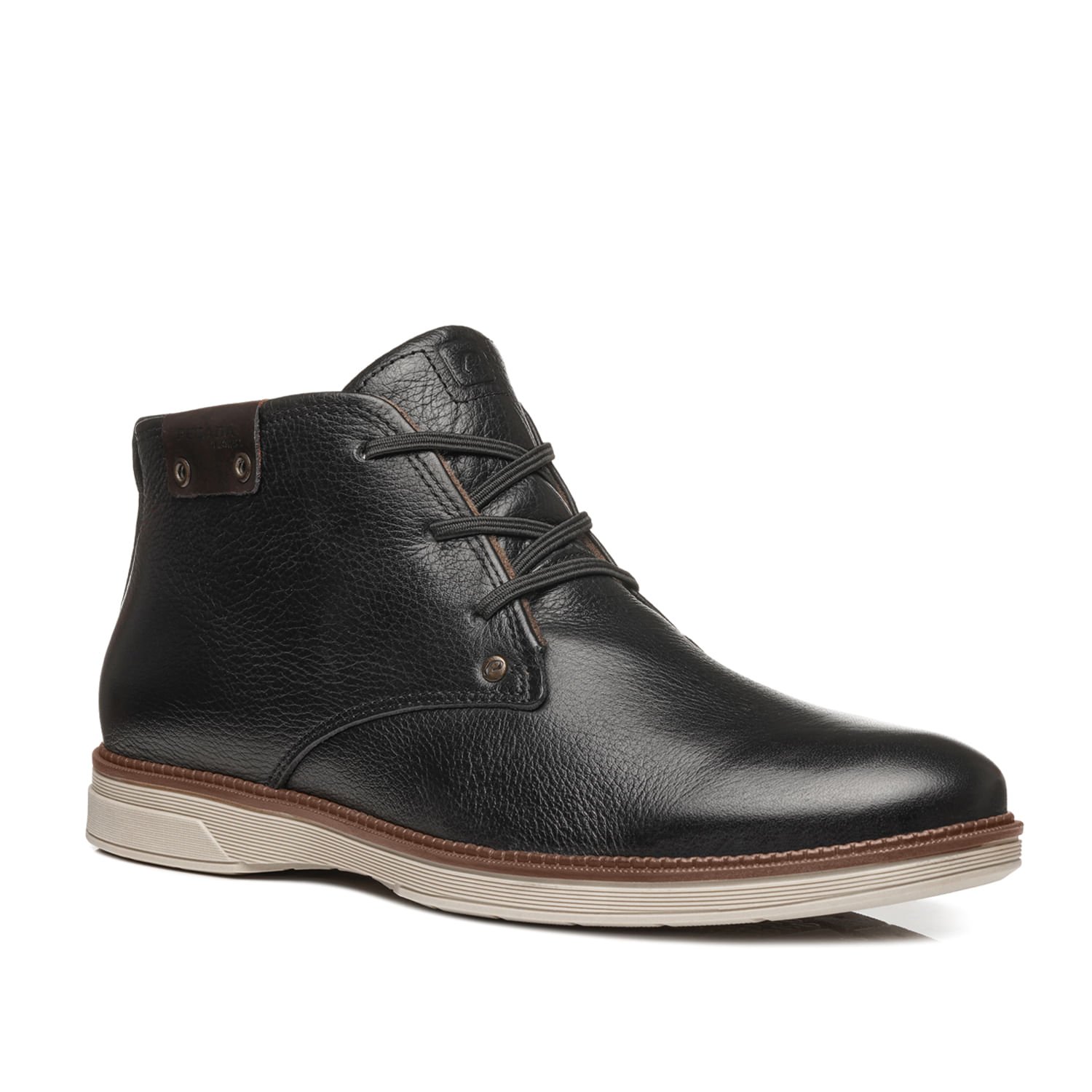 Bota Pegada Masculina em Couro Preto 126751-04 Preto 3