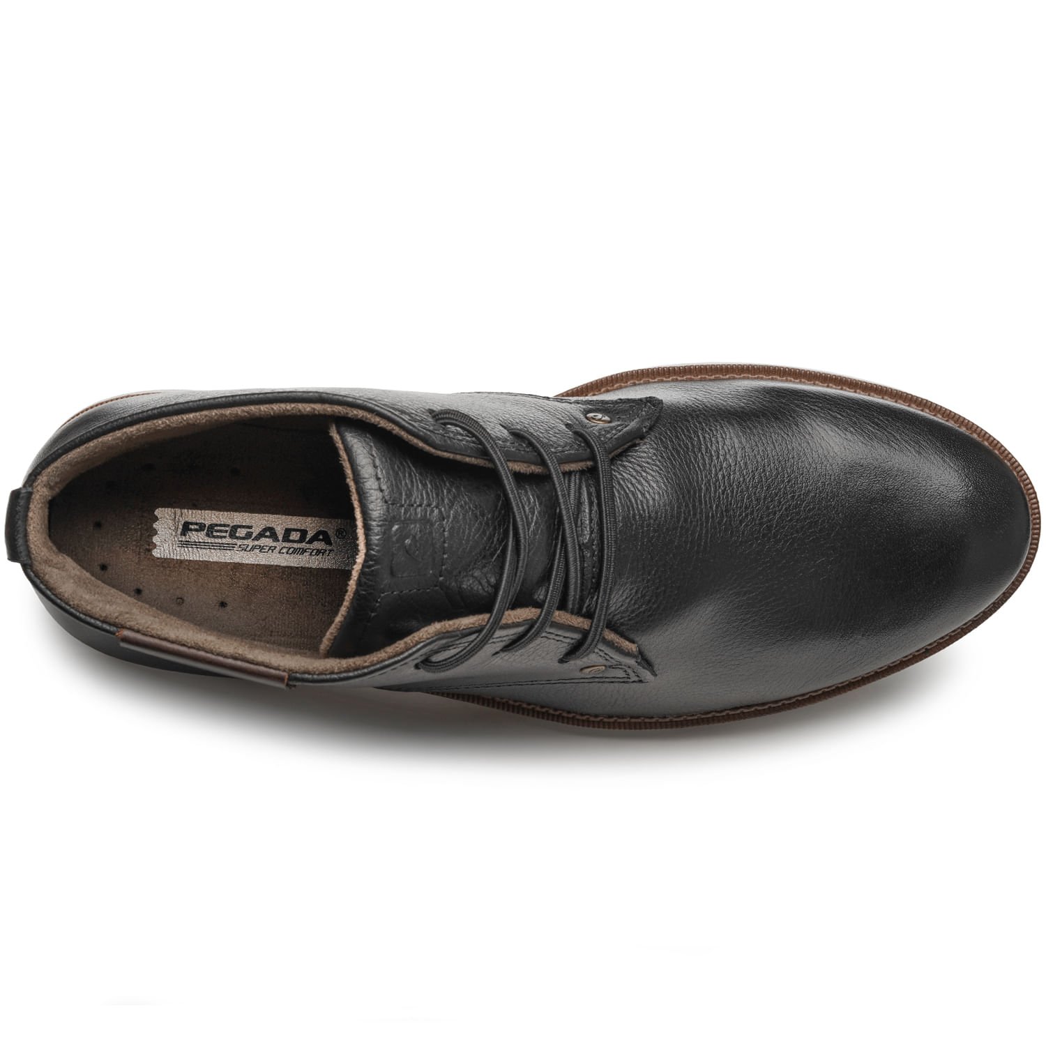 Bota Pegada Masculina em Couro Preto 126751-04 Preto 6