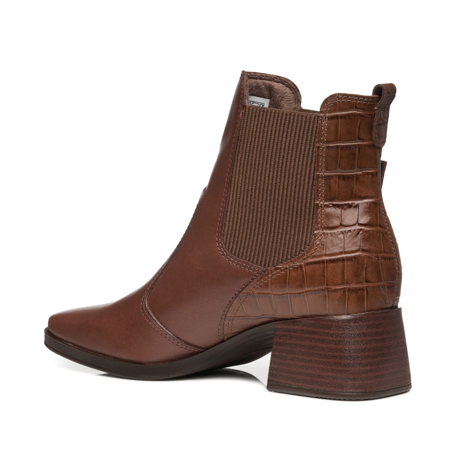 Bota Pegada Feminina em Couro Pinhão 282351-04 Pinhão 4