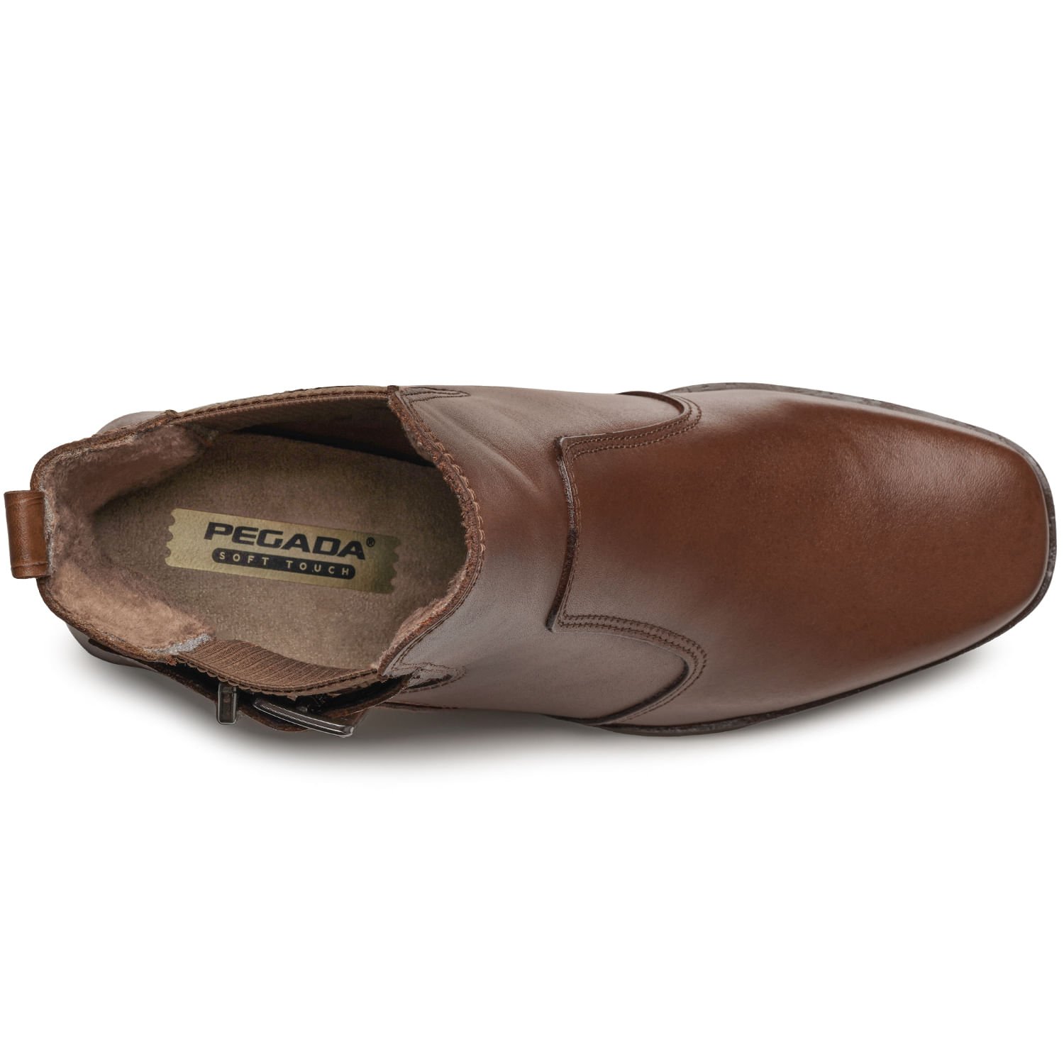 Bota Pegada Feminina em Couro Pinhão 282351-04 Pinhão 6