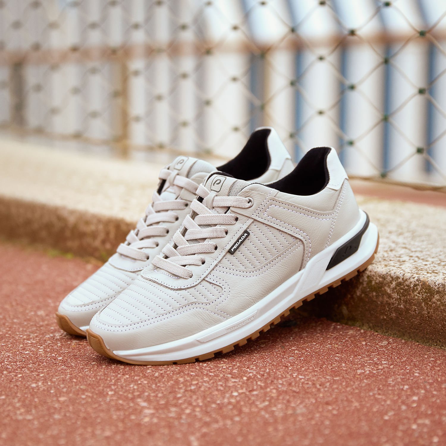 Sapatênis Pegada Masculino em Couro Cloud 112102-05 Cinza 2