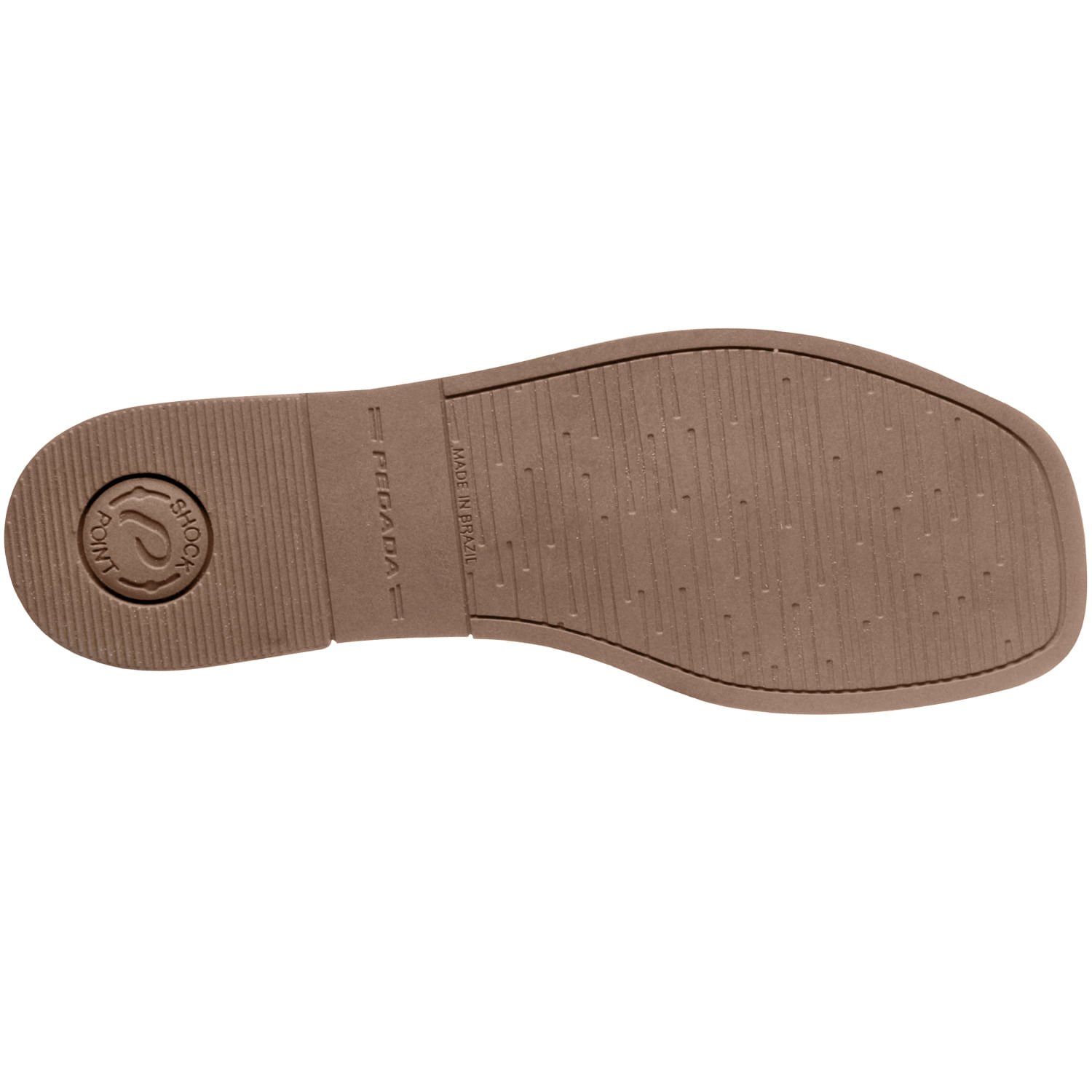 Sandália Pegada Feminina em Couro Creme 233553-02 Creme 4