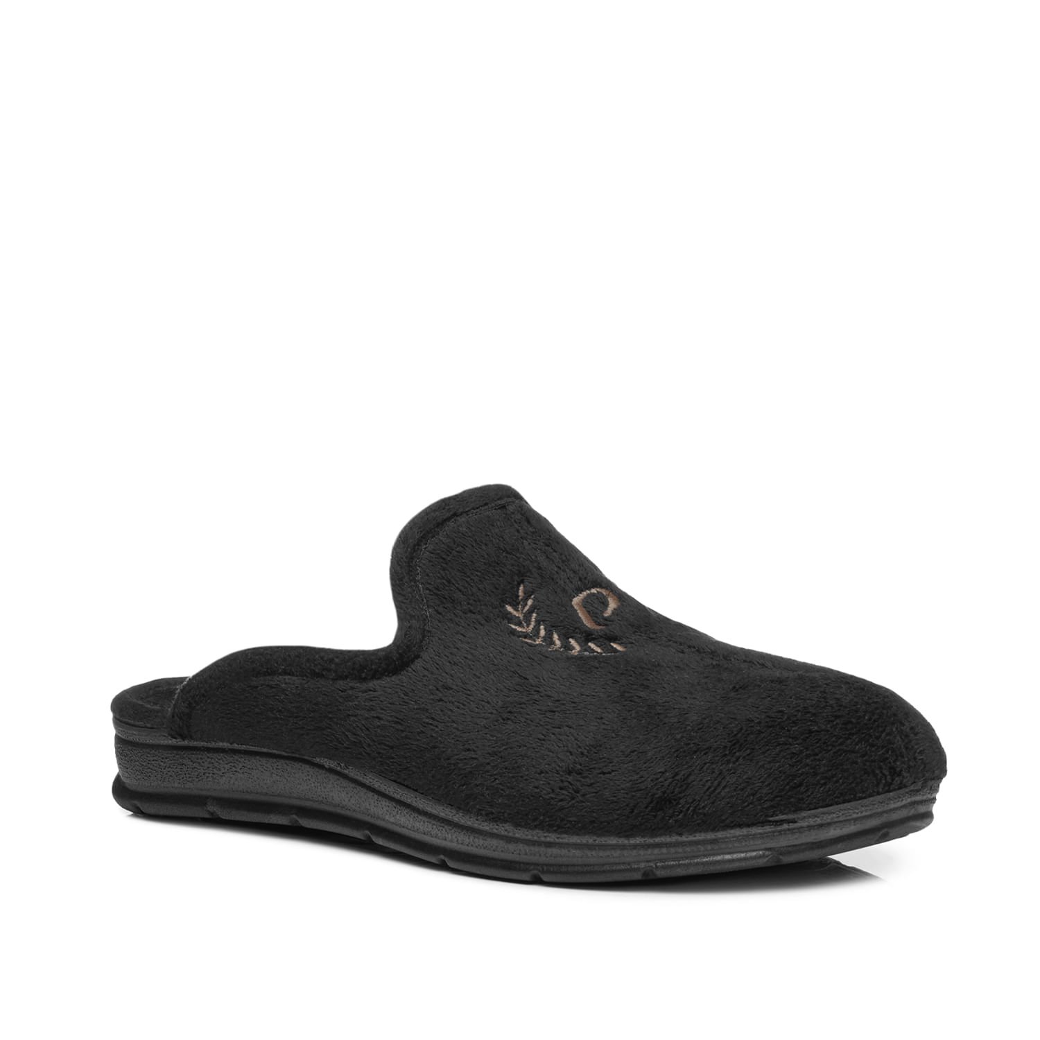 Pantufa Pegada Feminina em Tecido Preto 266012-04 Preto 2
