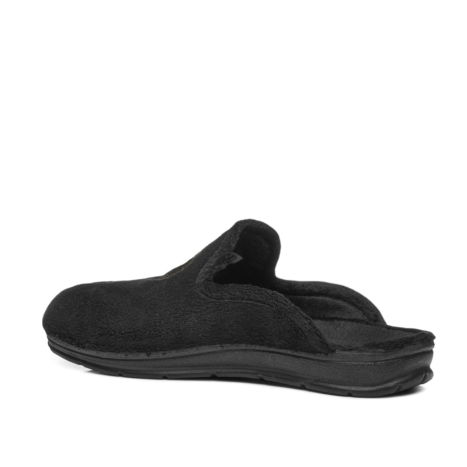 Pantufa Pegada Feminina em Tecido Preto 266012-04 Preto 3
