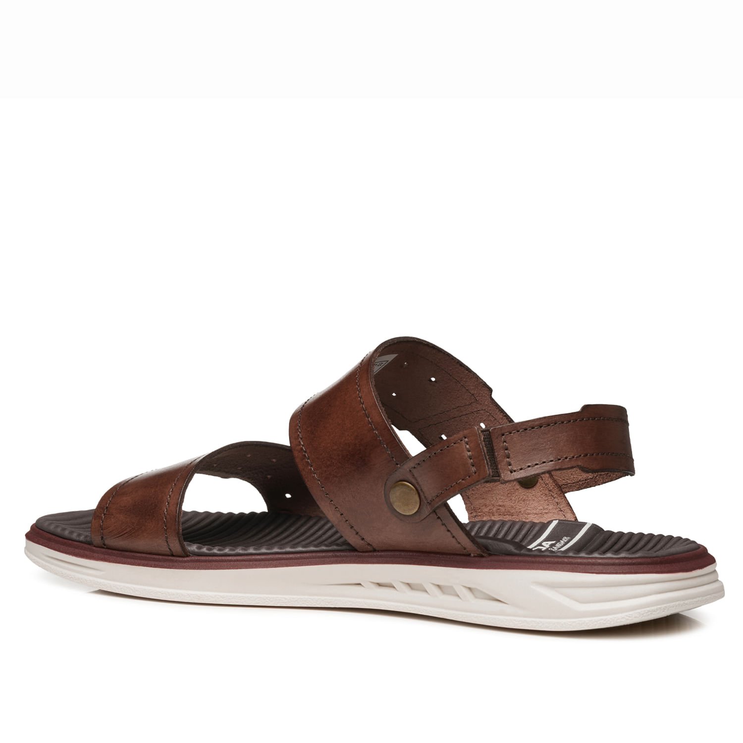 Sandália Pegada Masculino em Couro Pinhão 134653-01 Pinhão 4