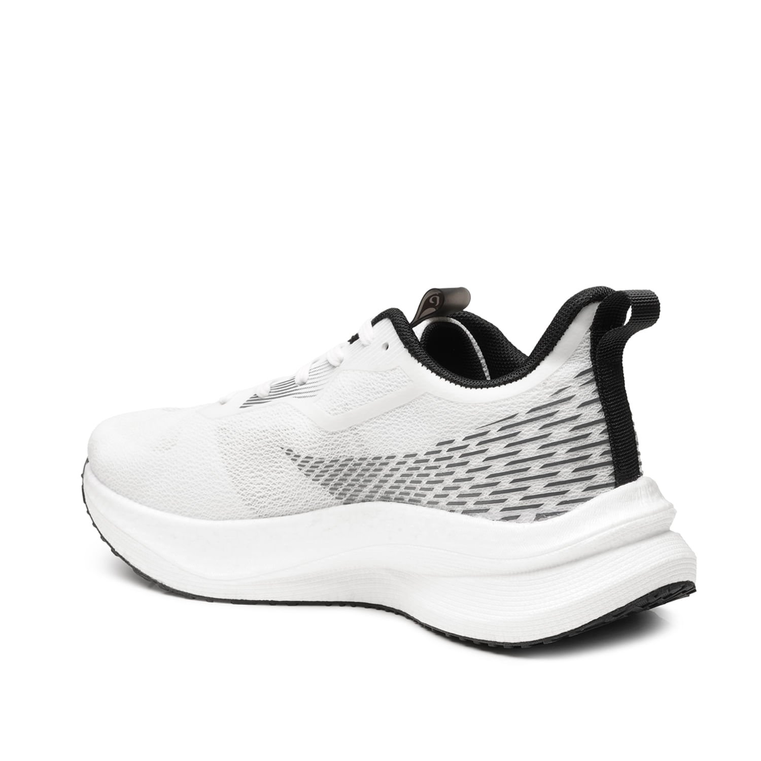 Tênis Esportivo Pegada Feminino em Tecido Off White 290802-01 Off White 3