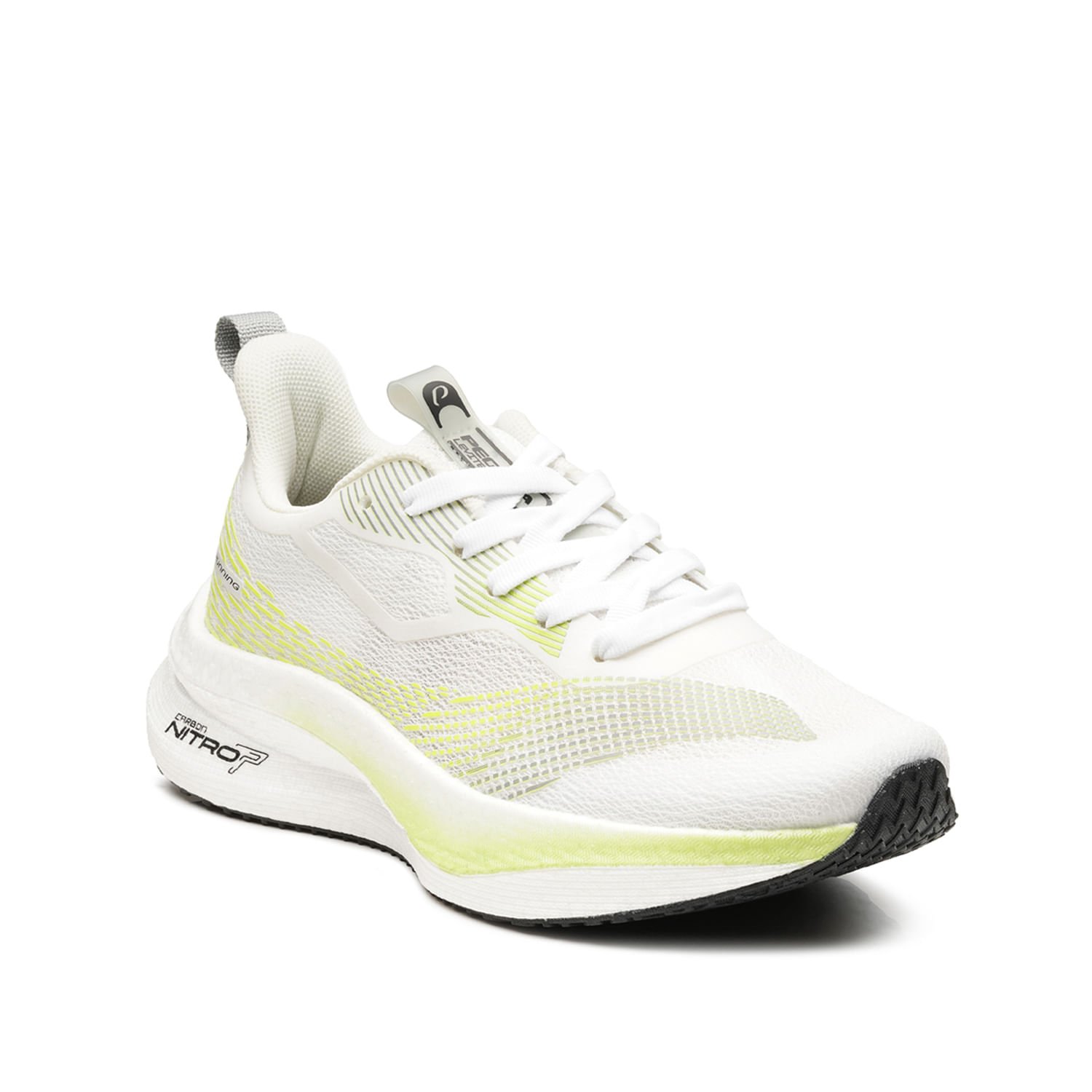 Tênis Esportivo Pegada Feminino em Tecido Off White 290802-02 Off White 3