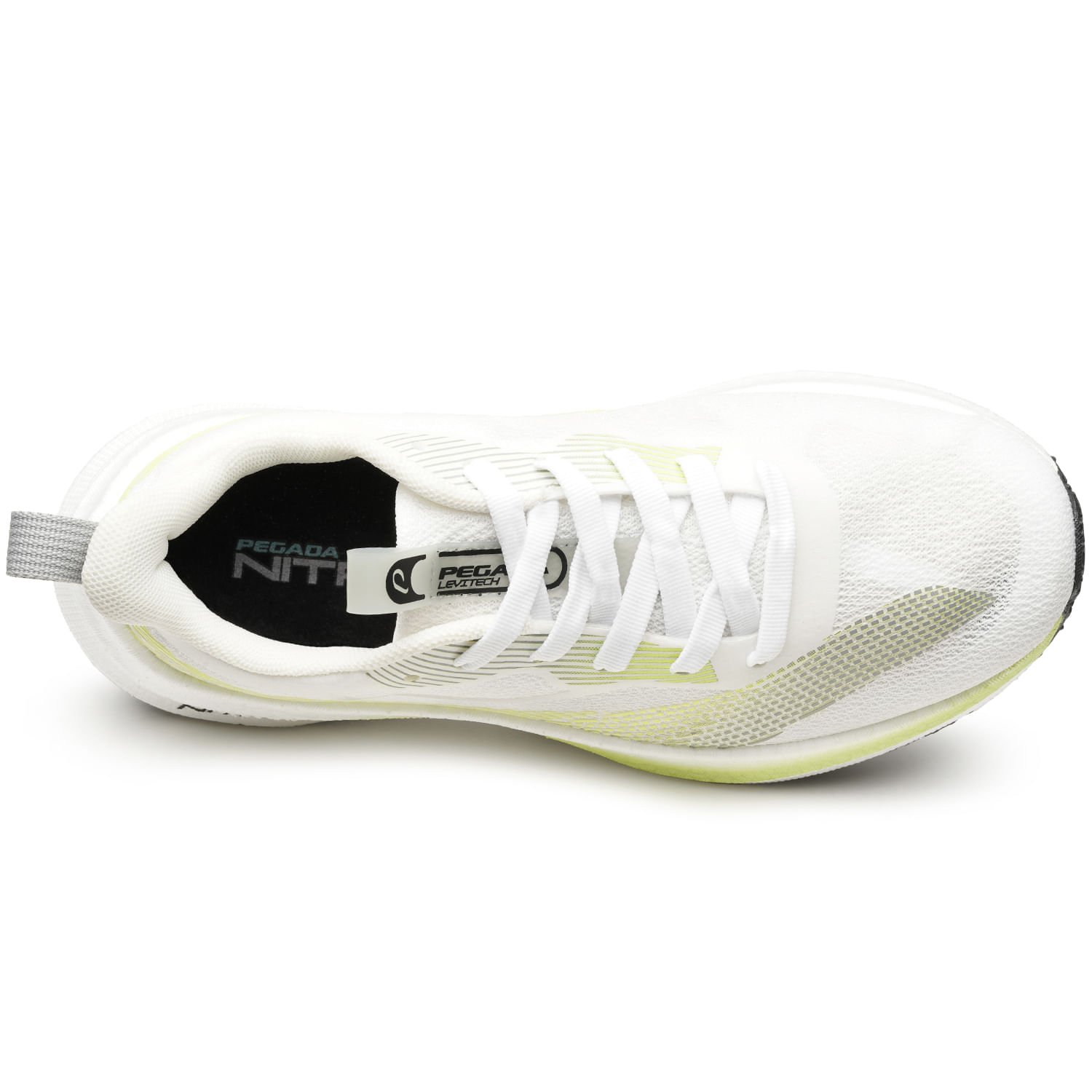 Tênis Esportivo Pegada Feminino em Tecido Off White 290802-02 Off White 7