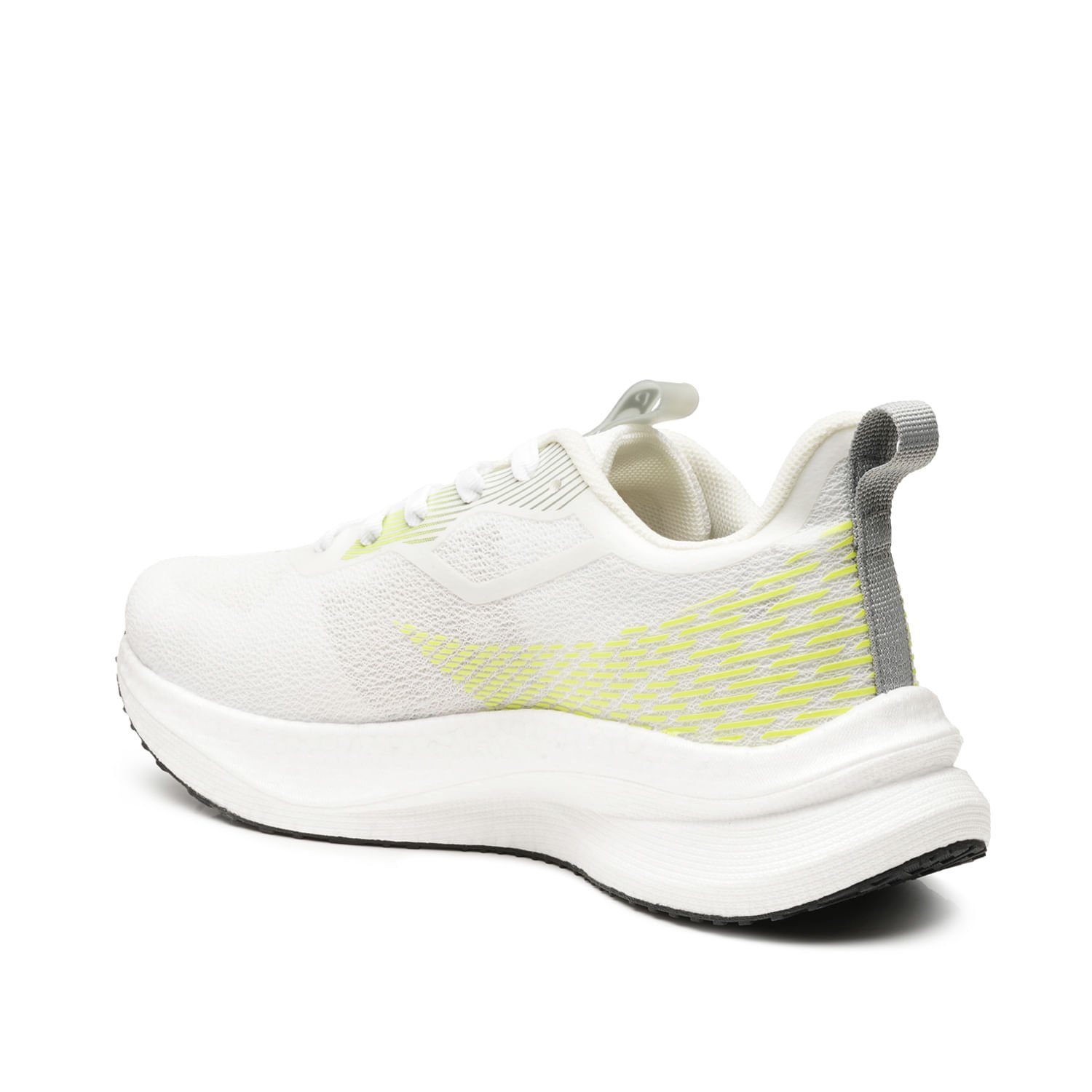 Tênis Esportivo Pegada Feminino em Tecido Off White 290802-02 Off White 4