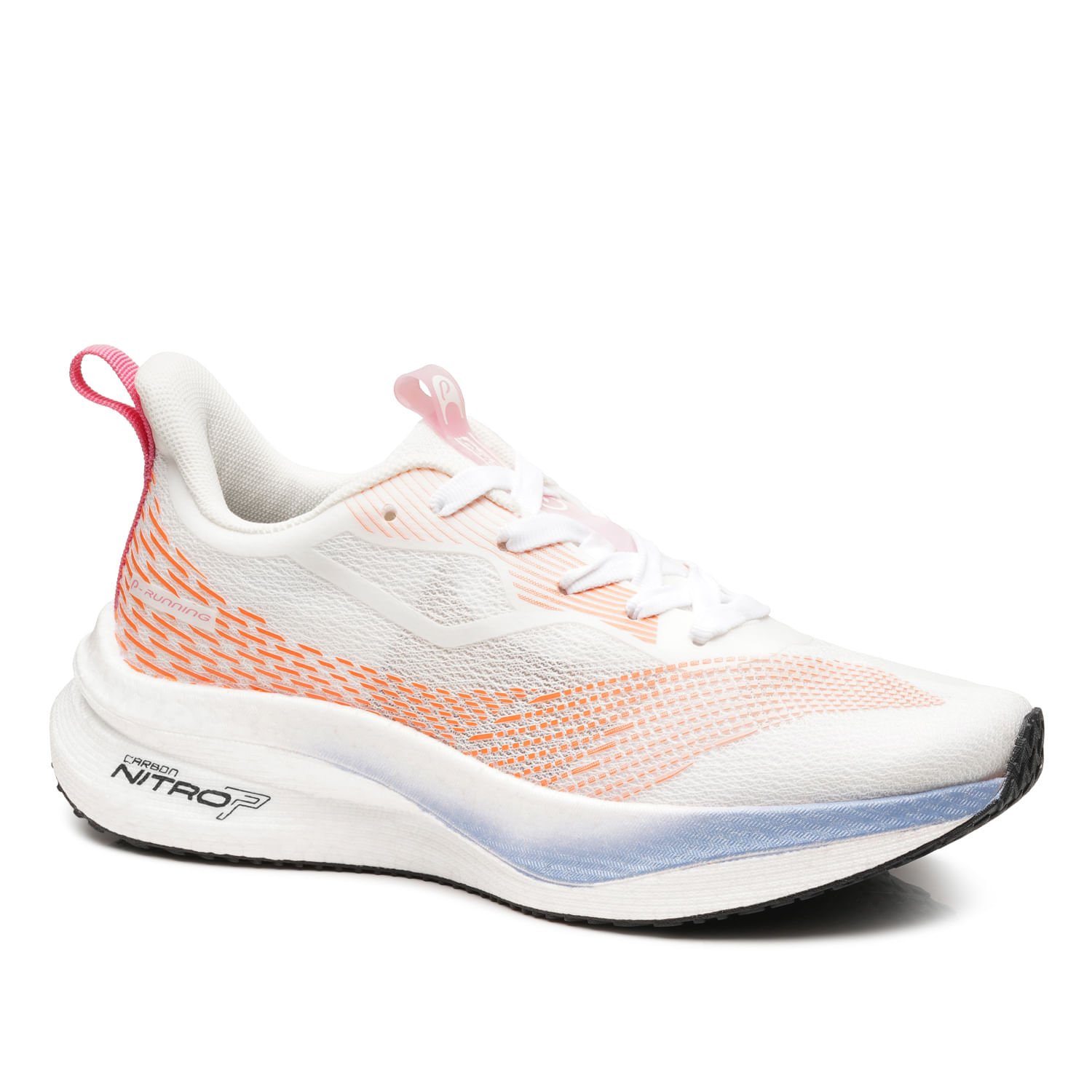 Tênis Esportivo Pegada Feminino em Tecido Off White 290802-03