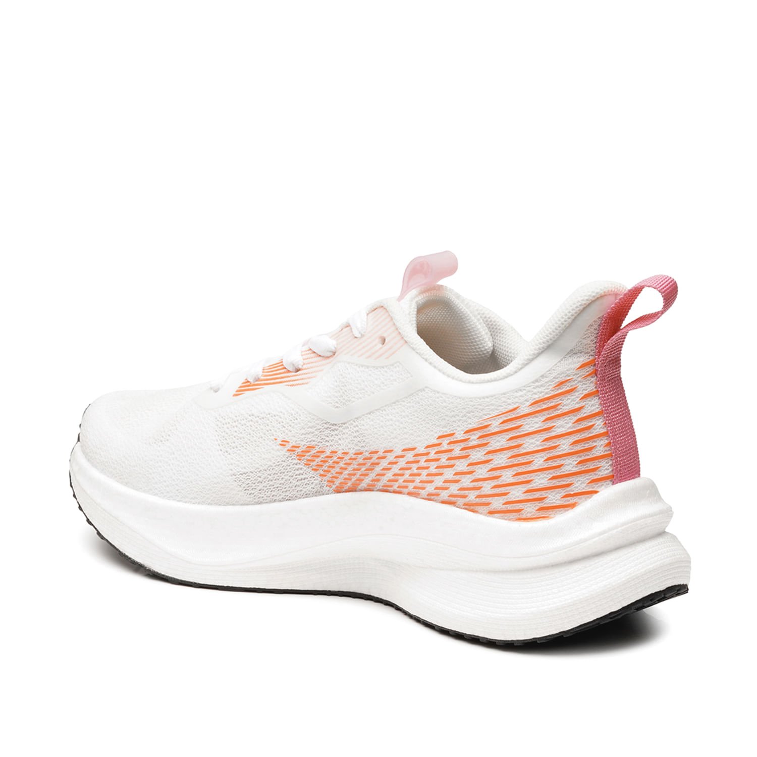 Tênis Esportivo Pegada Feminino em Tecido Off White 290802-03 Off White 4