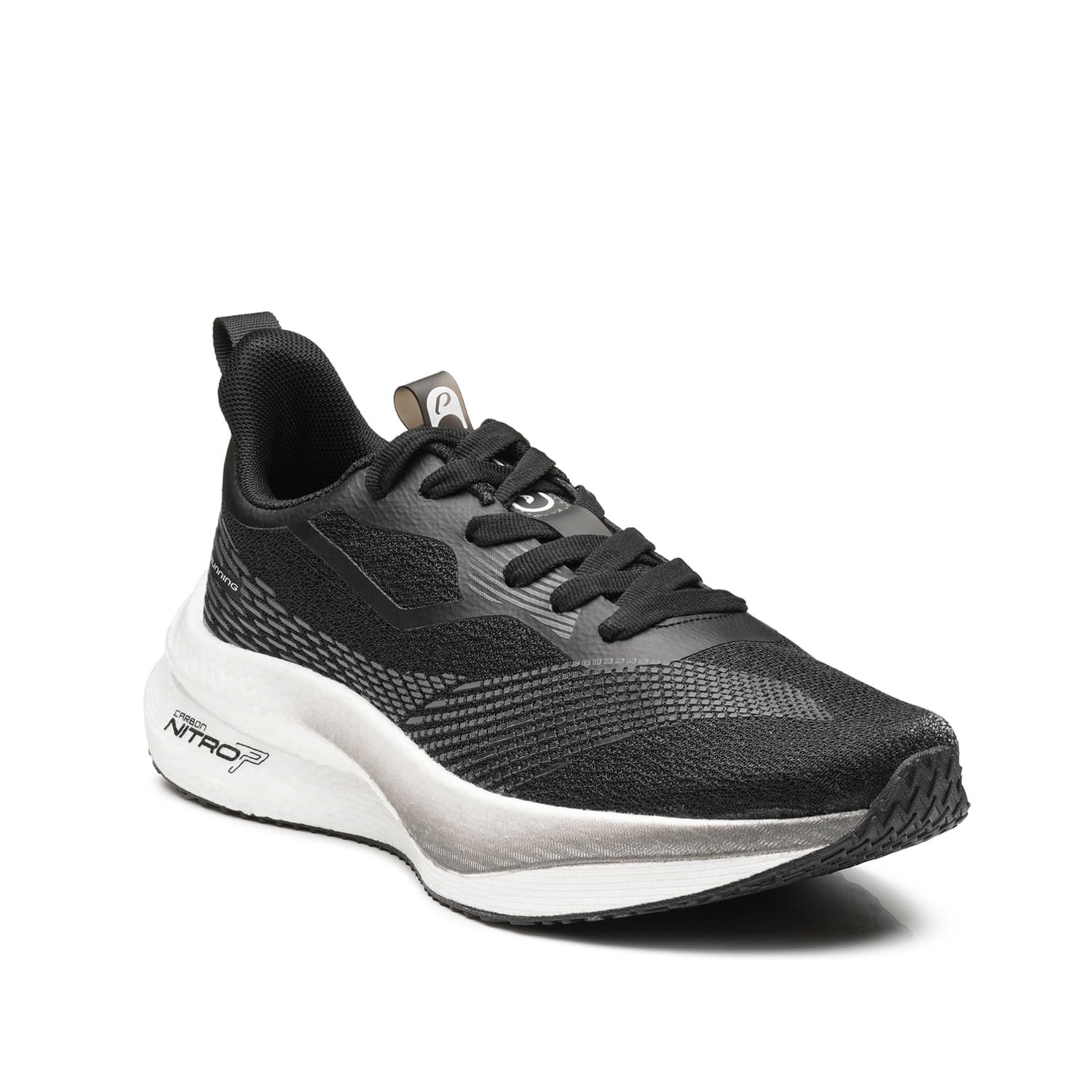 Tênis Esportivo Pegada Feminino em Tecido Preto 290802-04 Preto 2