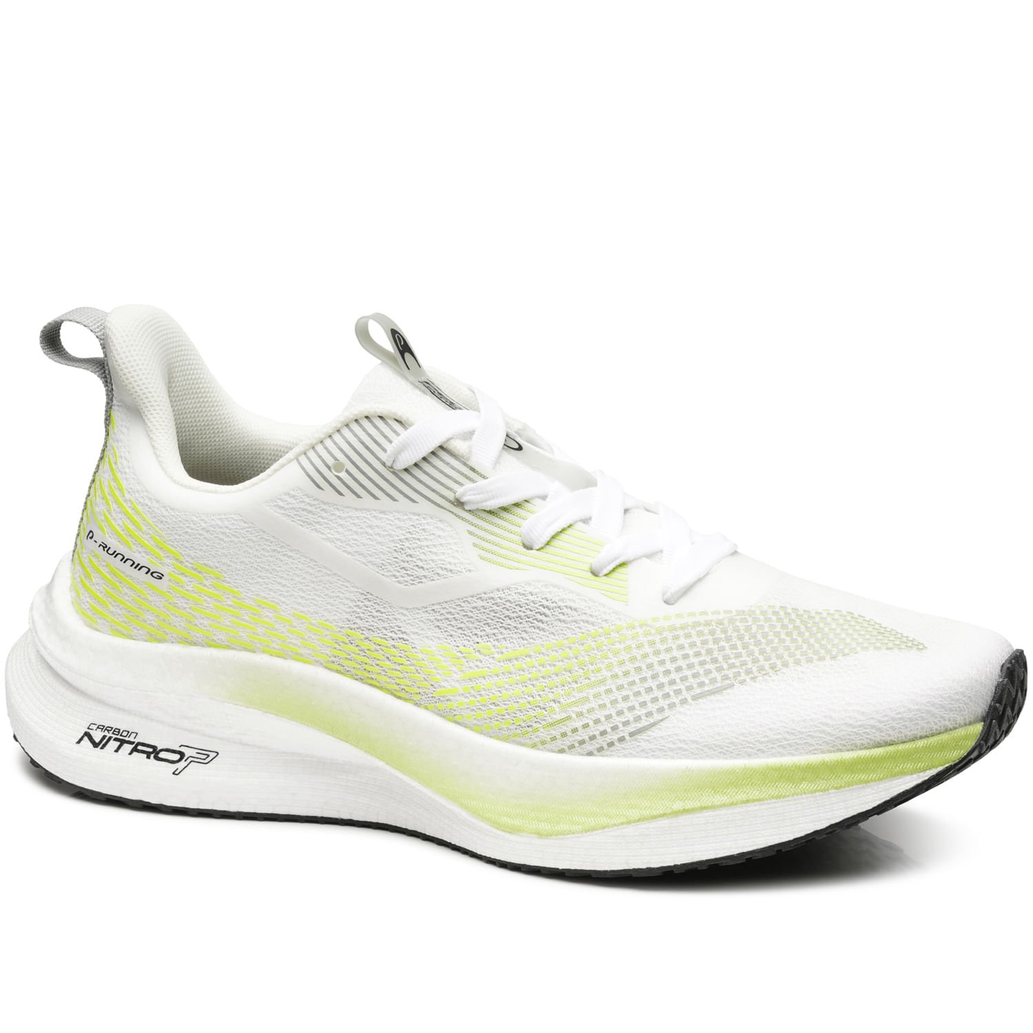 Tênis Esportivo Pegada Masculino em Tecido Off White 190802-02