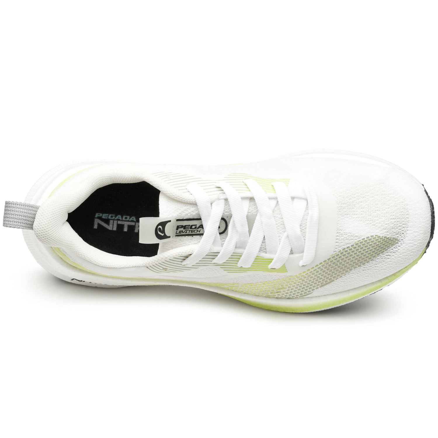 Tênis Esportivo Pegada Masculino em Tecido Off White 190802-02 Off White 7