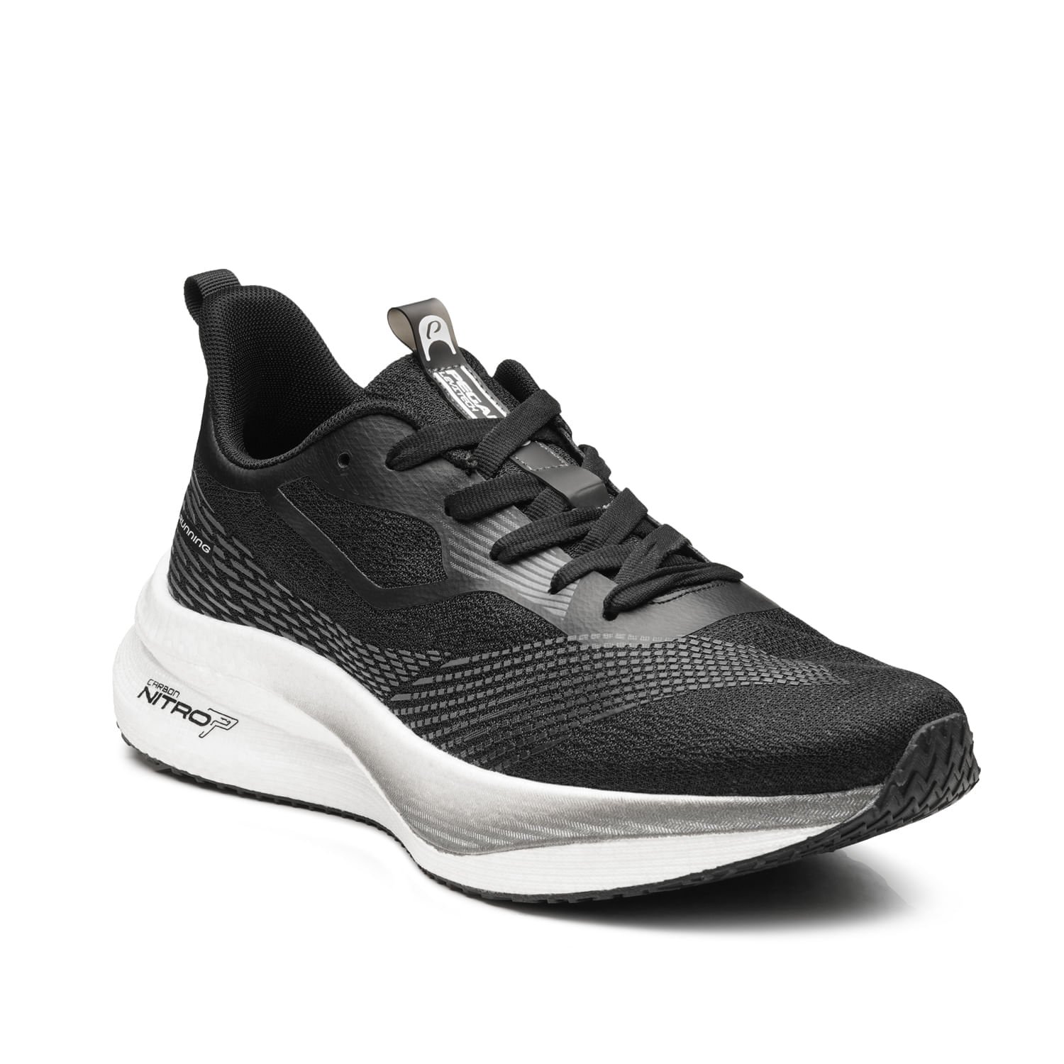 Tênis Esportivo Pegada Masculino em Tecido Preto 190802-04 Preto 3