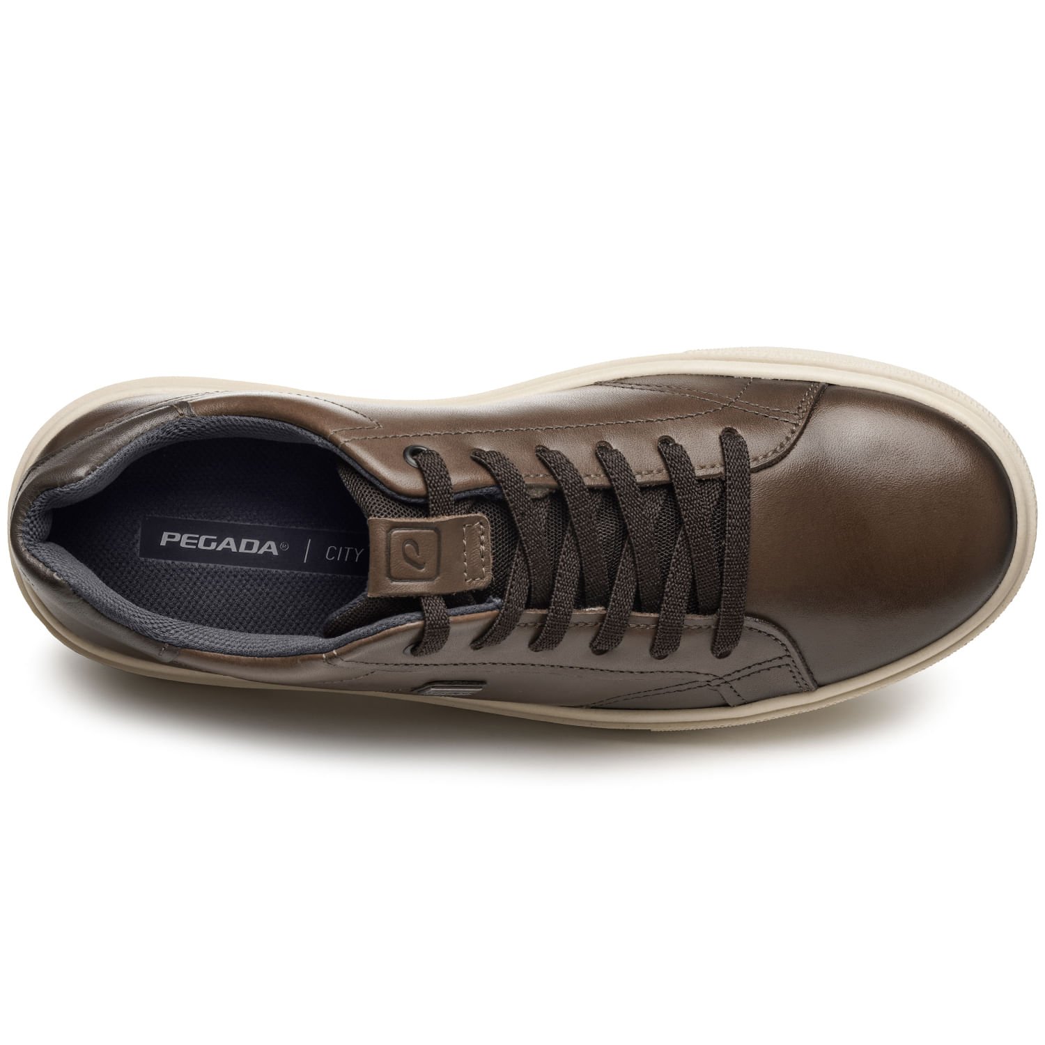 Tênis Casual Pegada Masculino em Couro Tabaco 111506-05 Tabaco 6