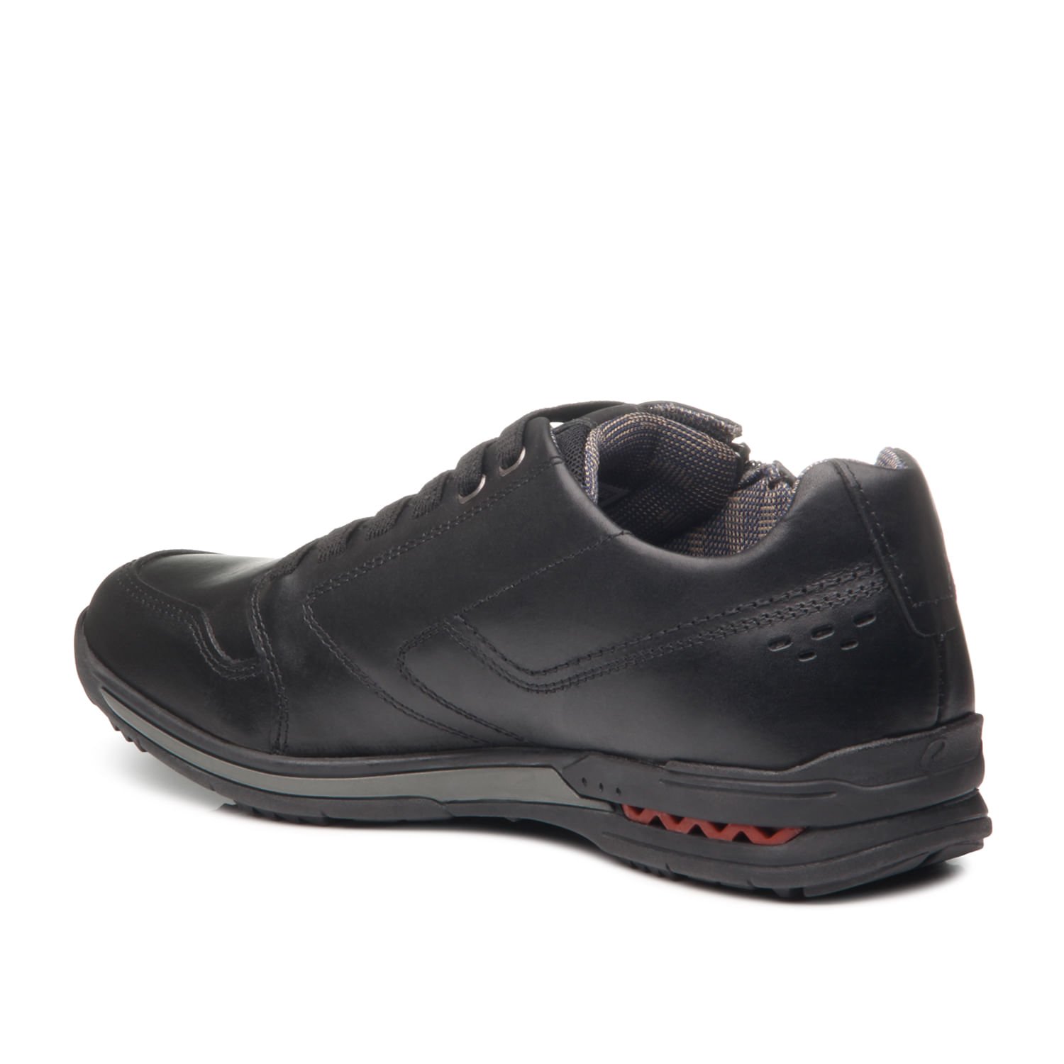 Sapatênis Pegada Masculino em Couro Preto 114858-02 Preto 3