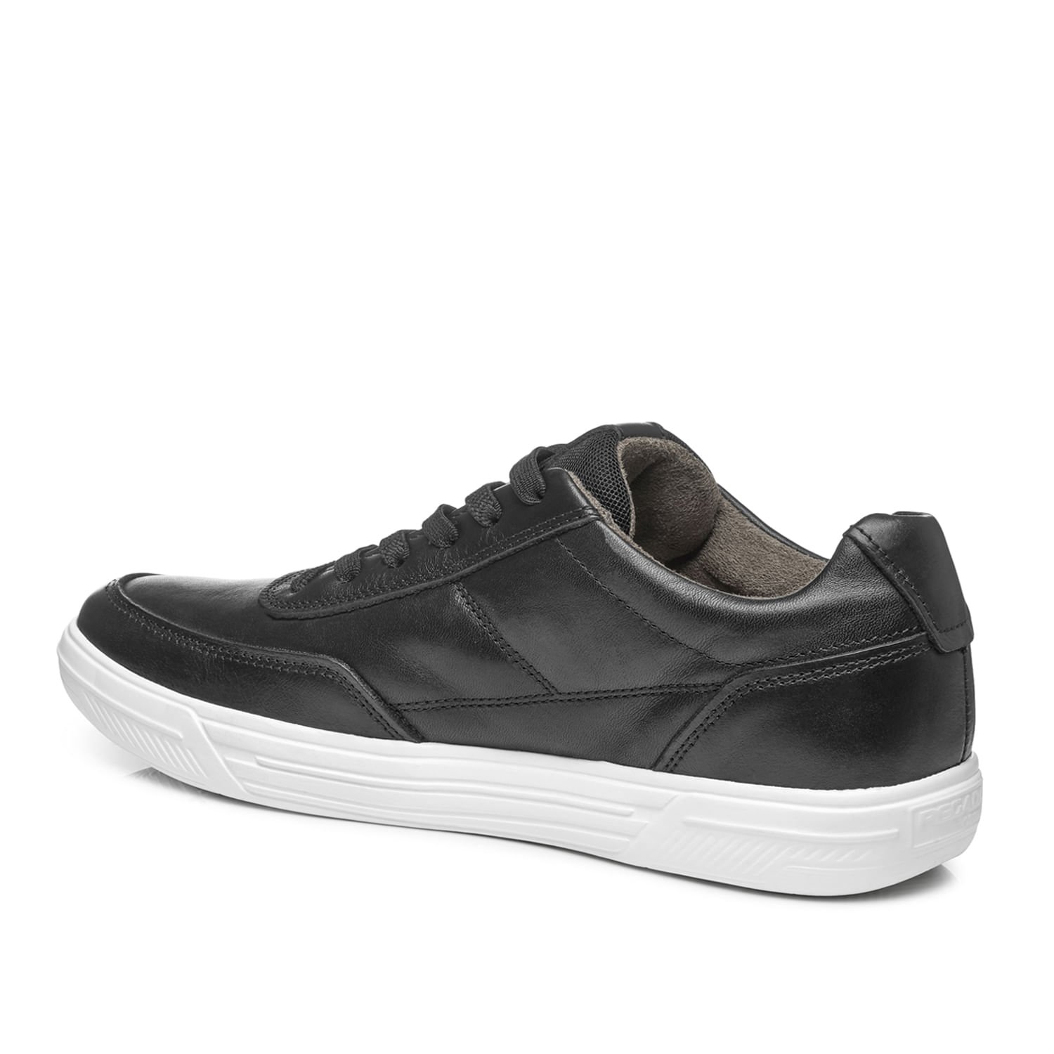 Tênis Casual Pegada Masculino em Couro Preto 110410-03 Preto 3