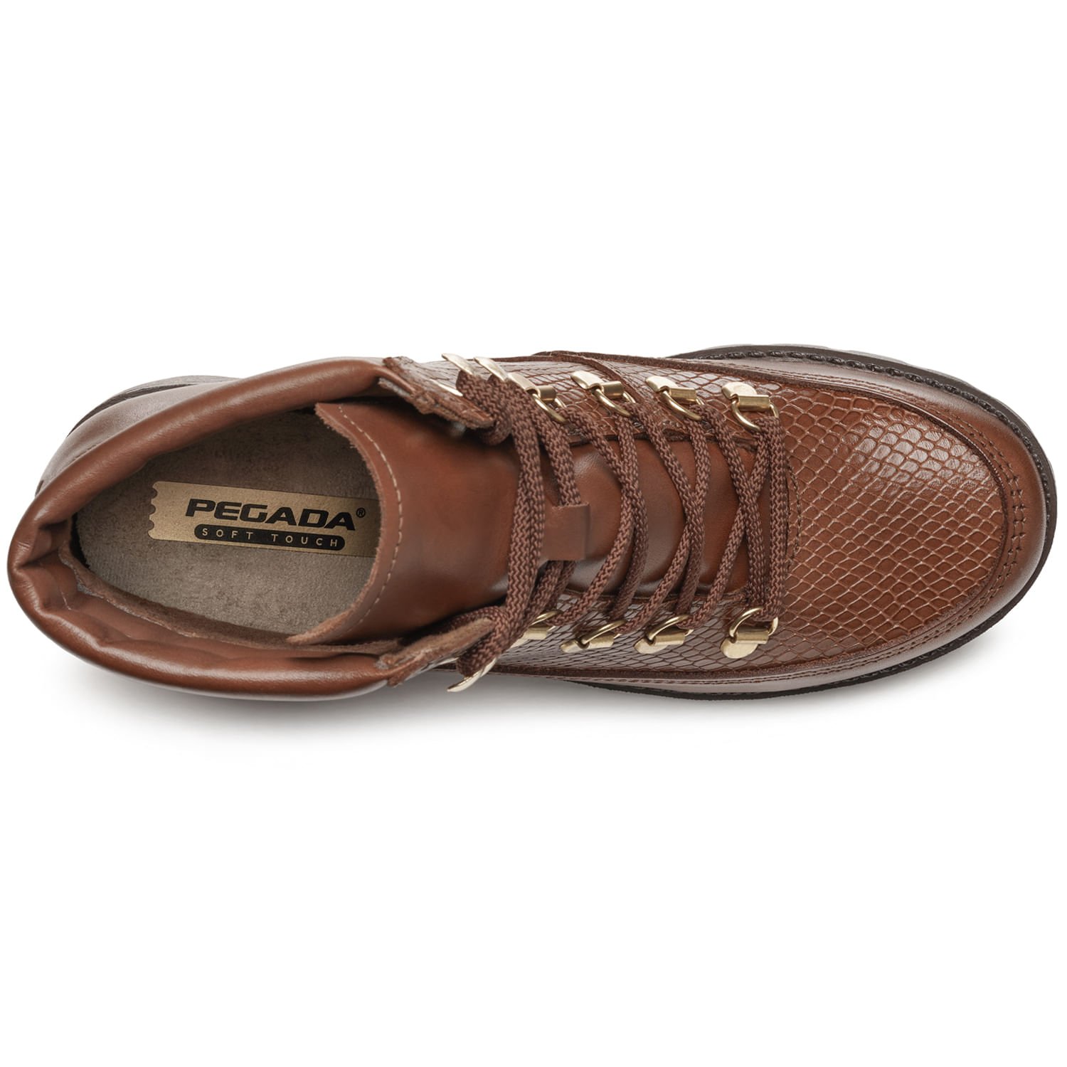 Coturno Pegada Feminino em Couro Terracota 281418-02 Terracota 5