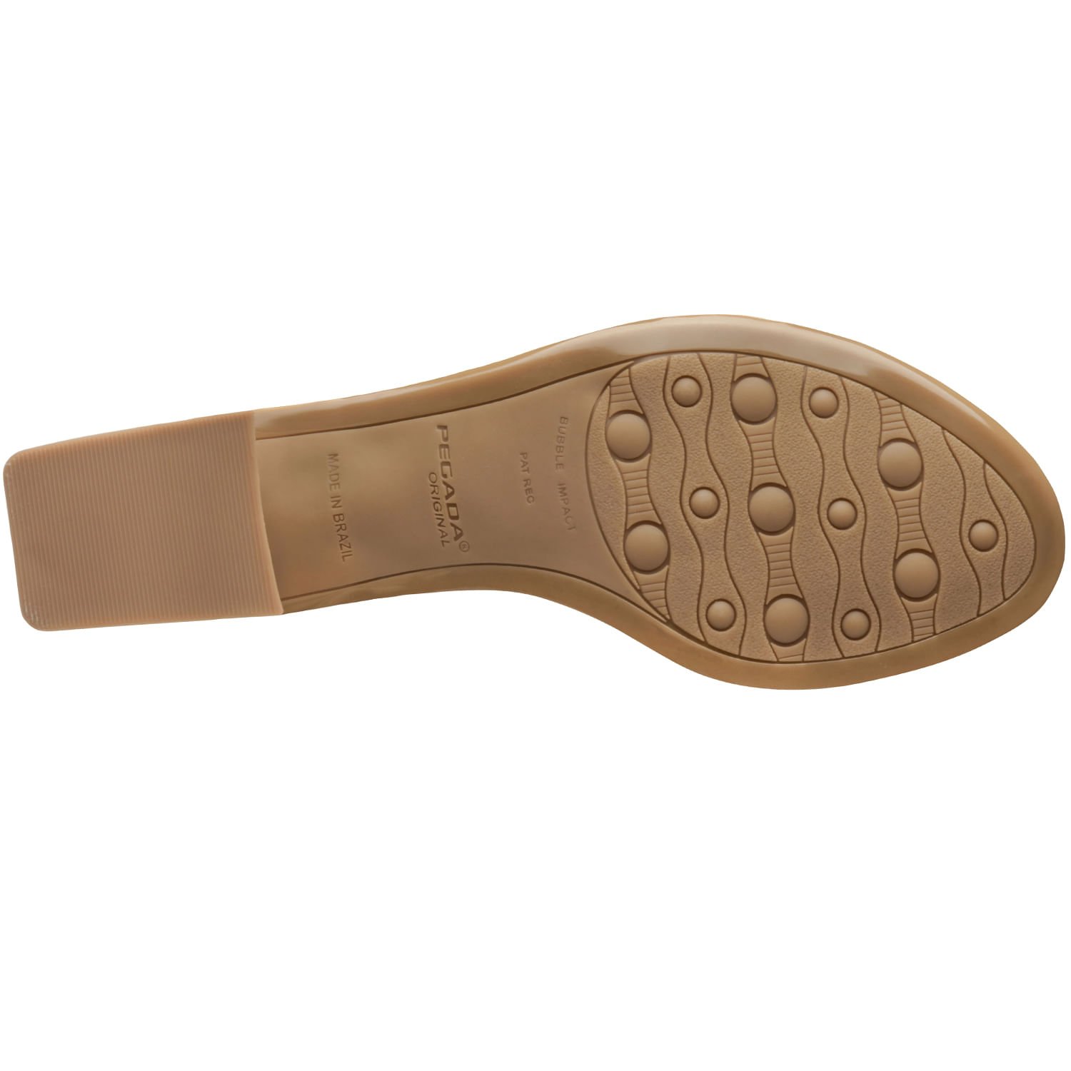 Sandália Pegada Feminina em Couro Blush 234303-02 Blush 4