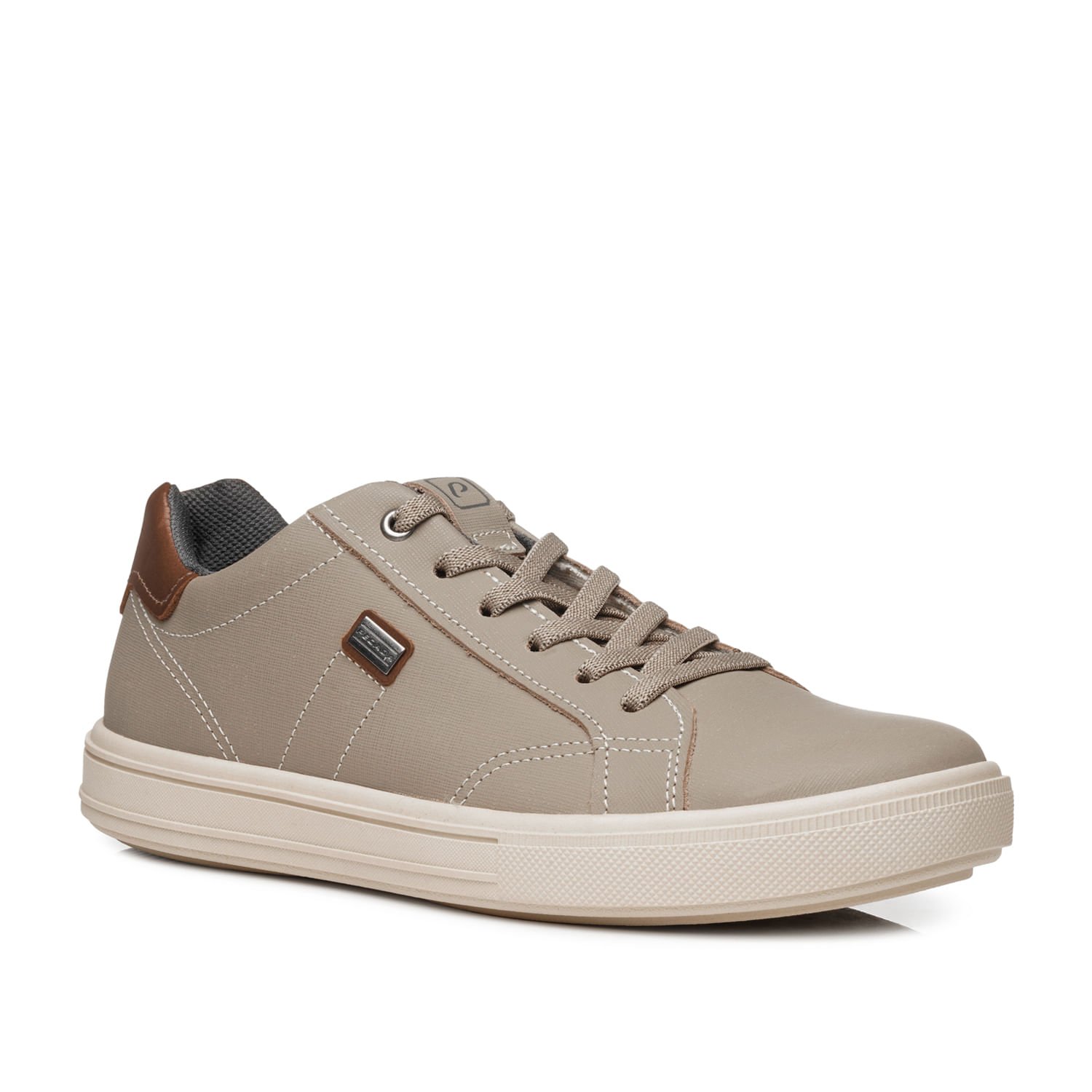 Tênis Casual Pegada Masculino em Couro Areia 111506-08 Areia 3