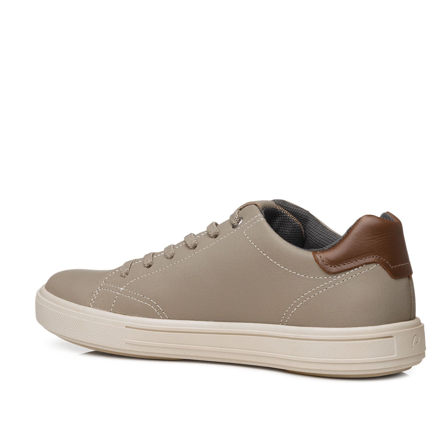 Tênis Casual Pegada Masculino em Couro Areia 111506-08 Areia 4