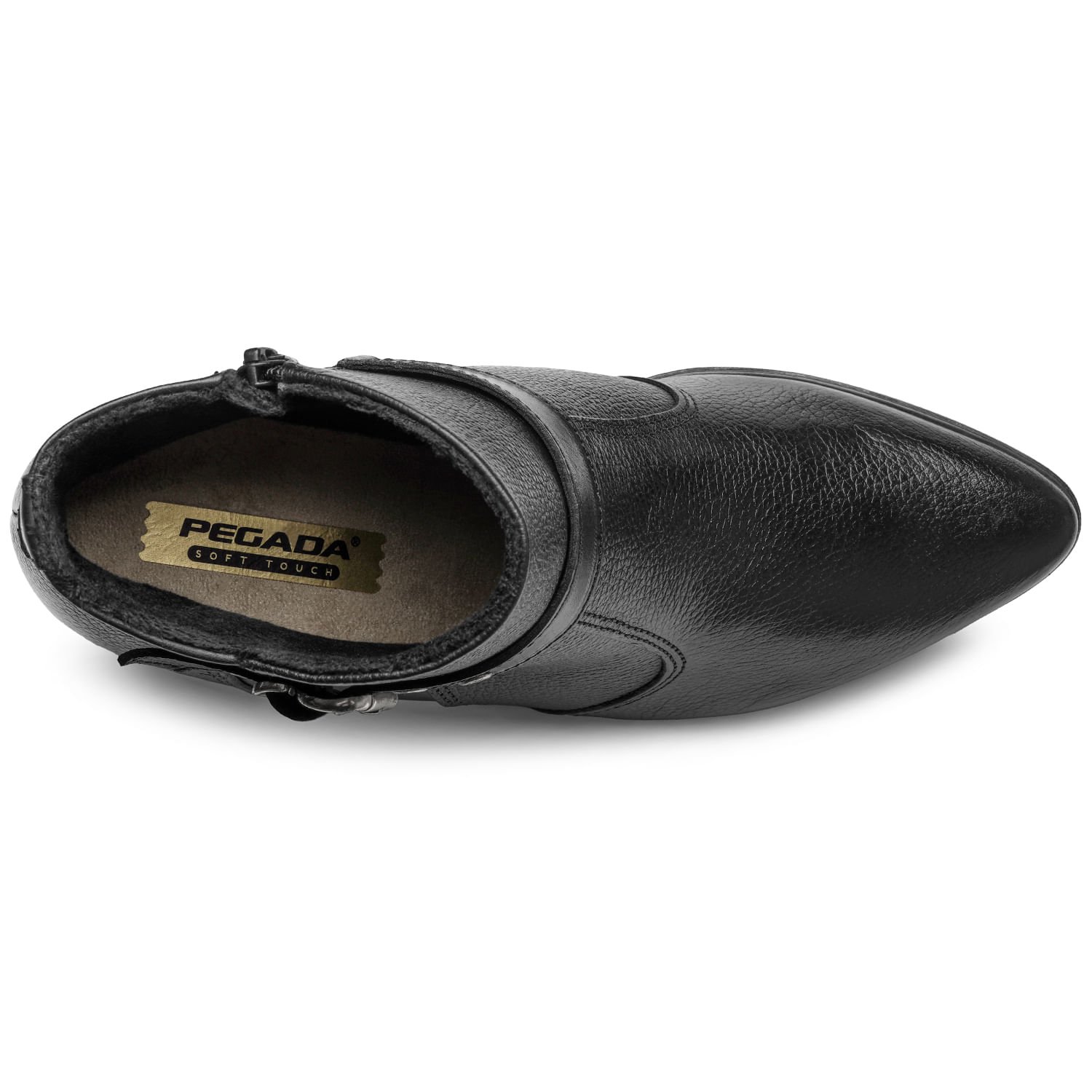 Bota Pegada Feminina em Couro Preto 280902-06 Preto 5