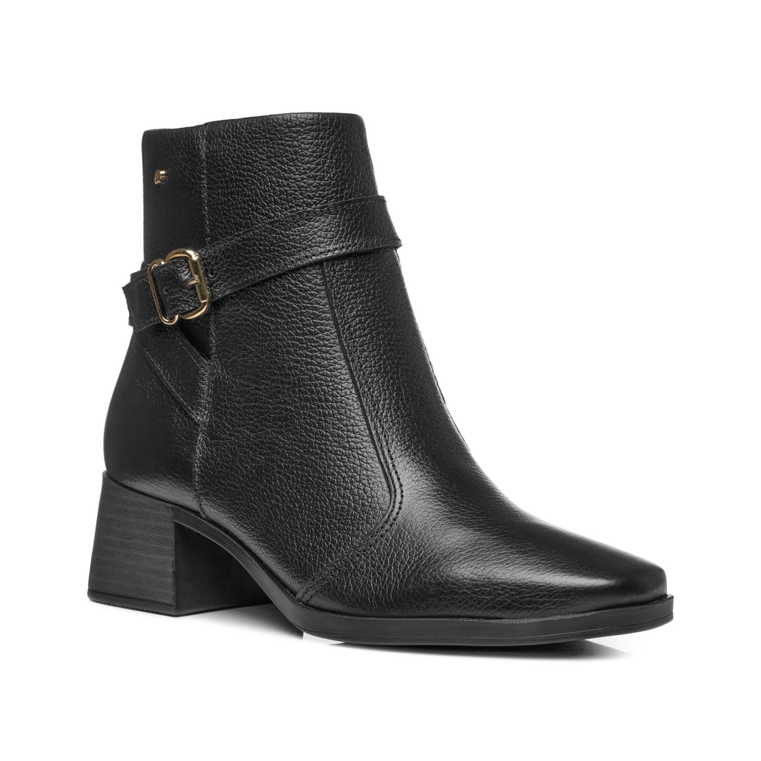Bota Pegada Feminina em Couro Preto 282353-06 Preto 2