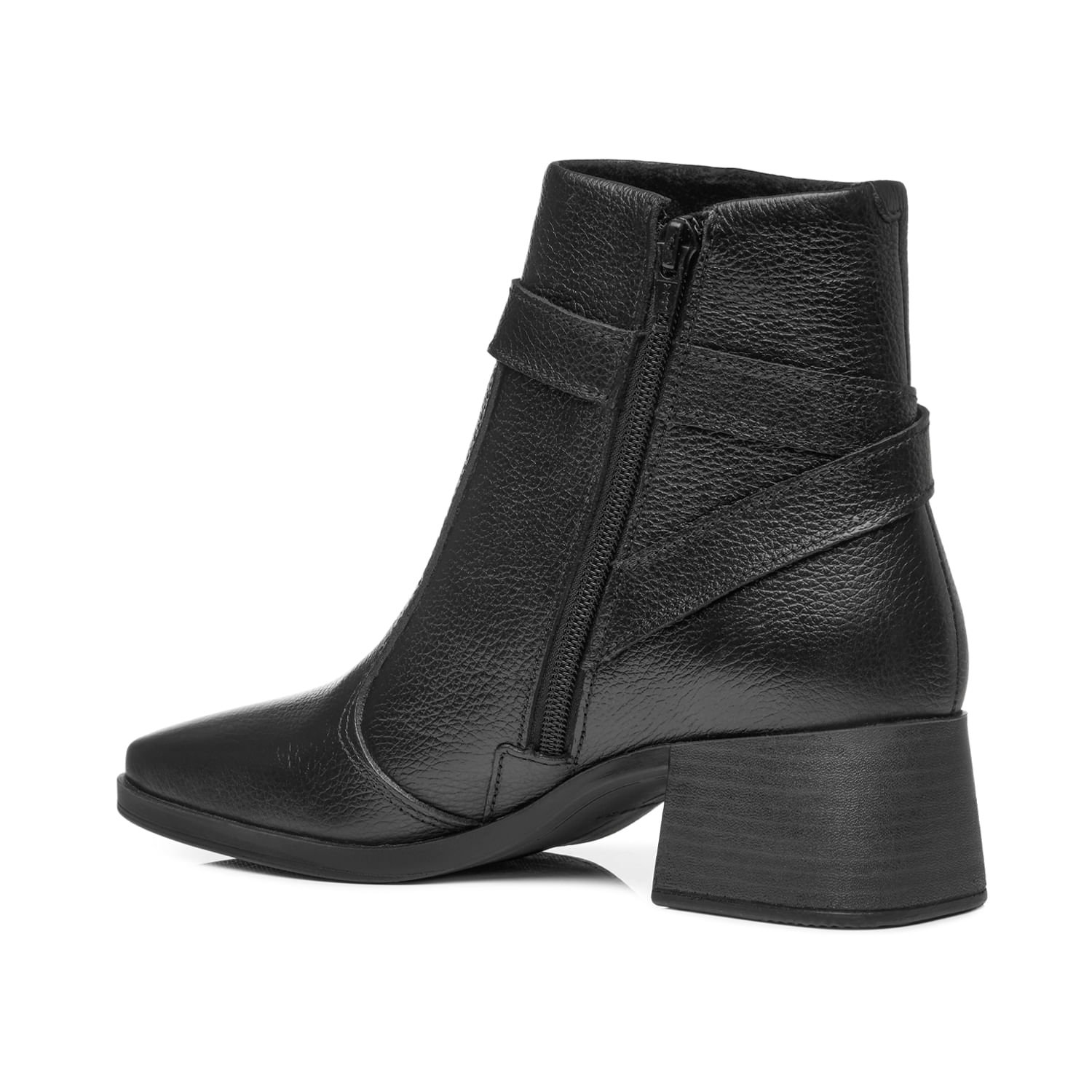 Bota Pegada Feminina em Couro Preto 282353-06 Preto 3
