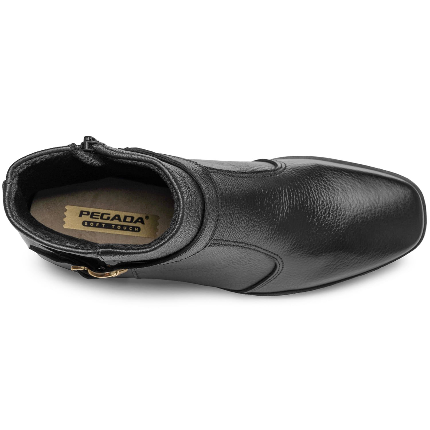 Bota Pegada Feminina em Couro Preto 282353-06 Preto 5