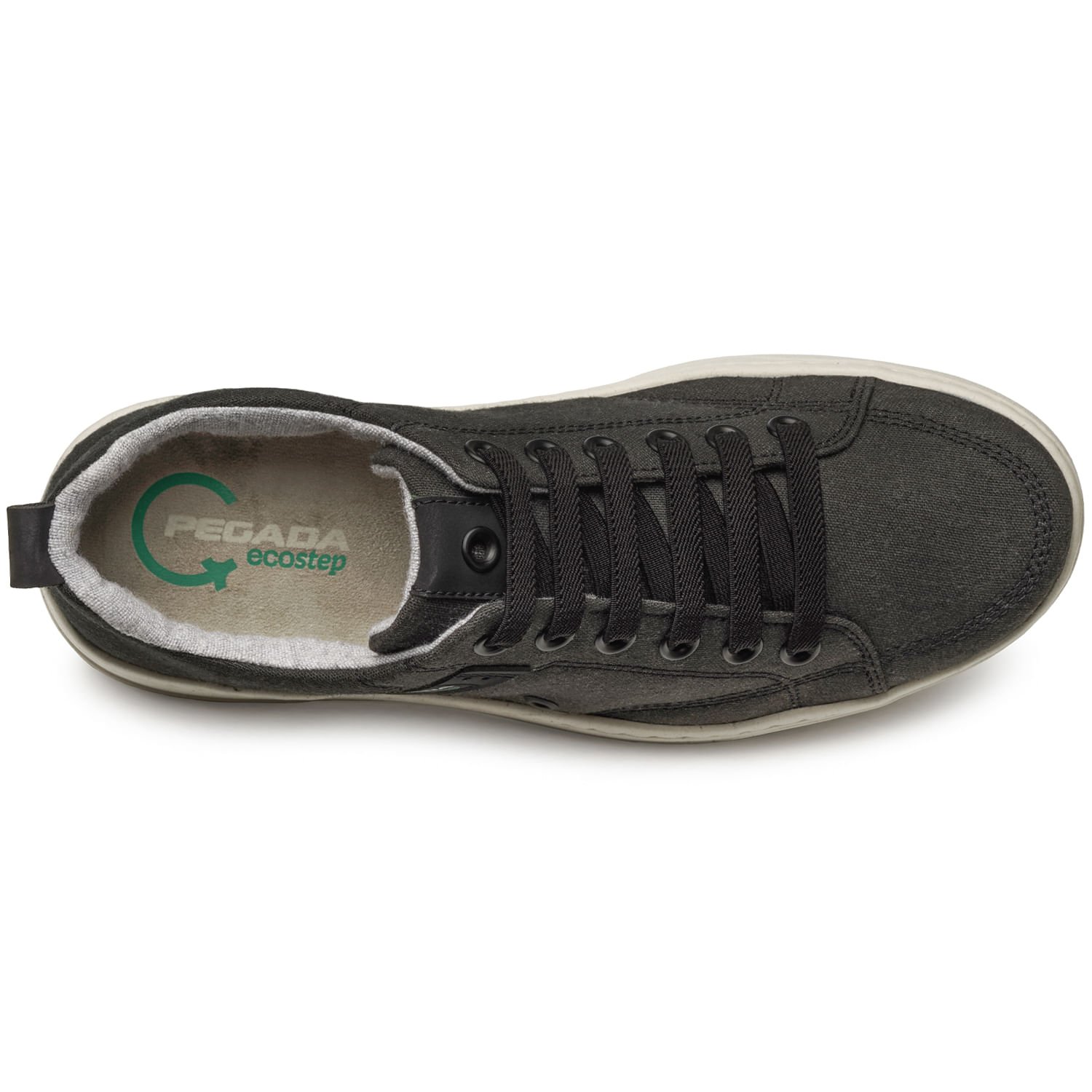 Tênis Casual Pegada Masculino em Tecido Preto 171951-02 Preto 6