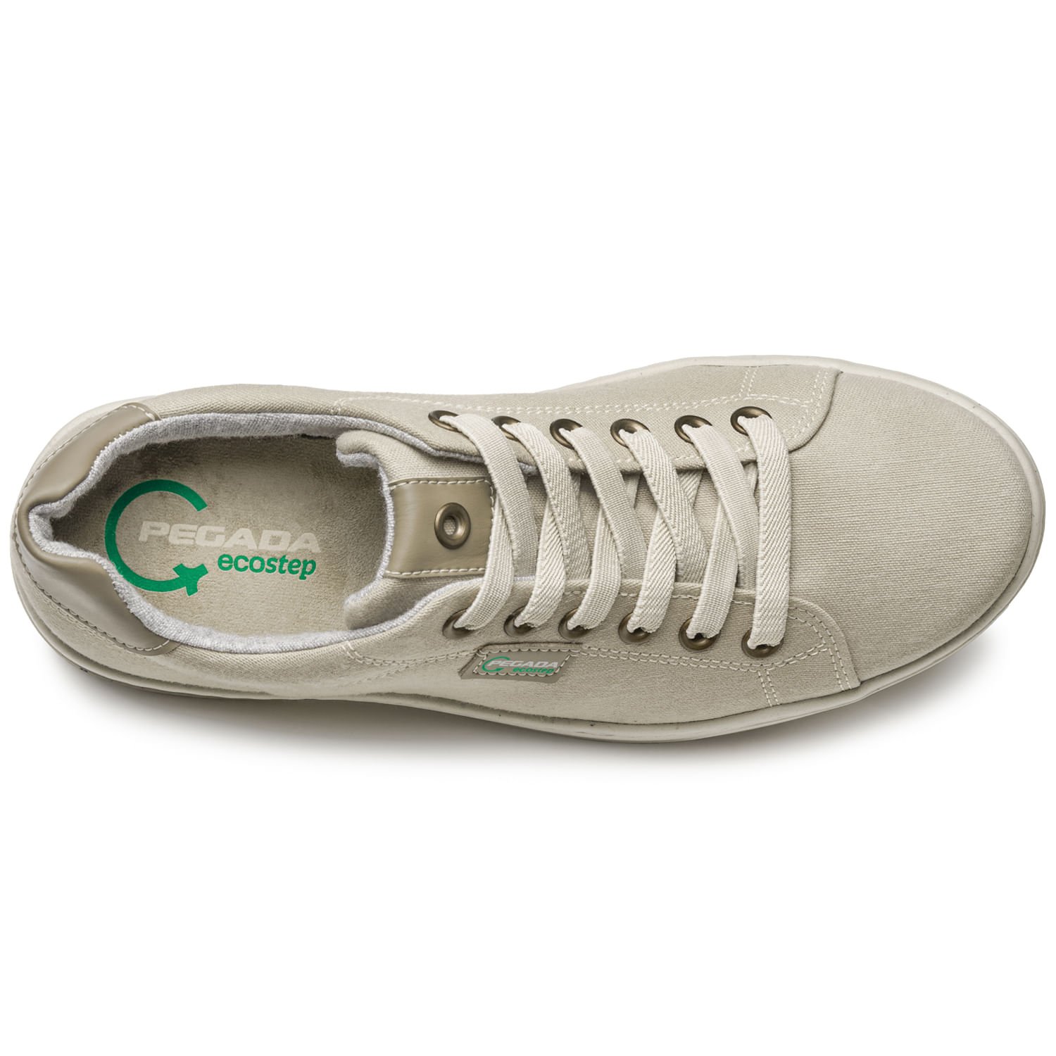 Tênis Casual Pegada Masculino em Tecido Areia 171953-01 Areia 6