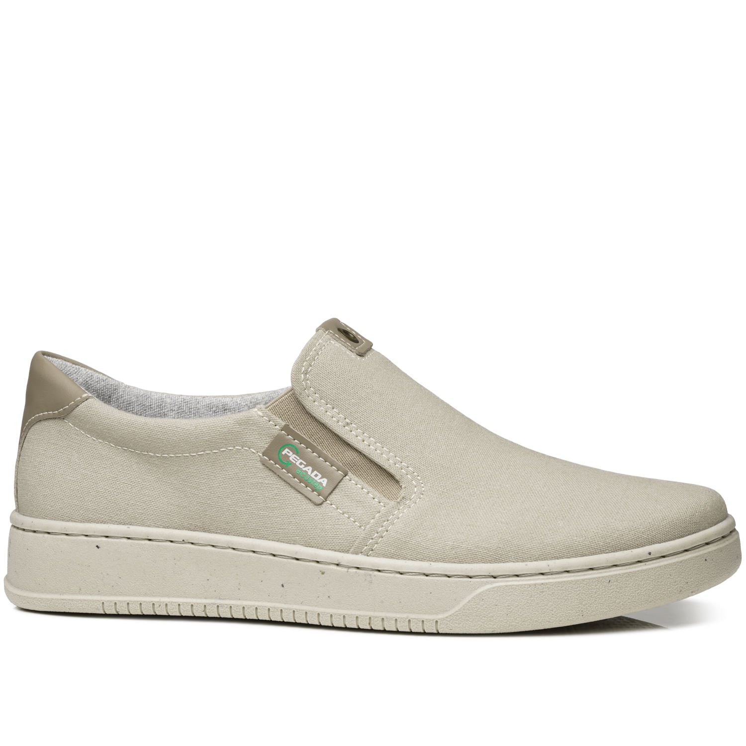 Tênis Casual Pegada Masculino em Tecido Areia 171954-01