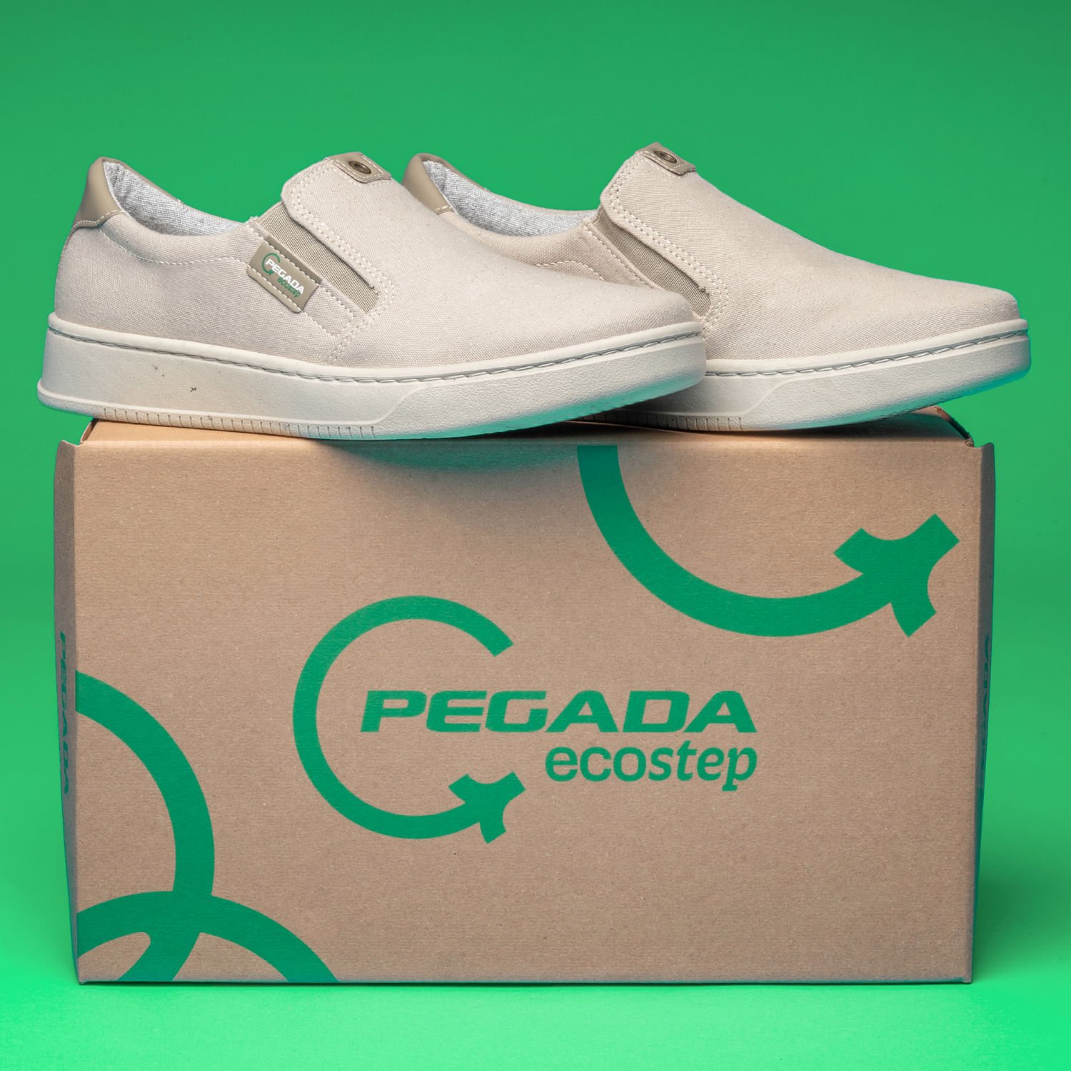 Tênis Casual Pegada Masculino em Tecido Areia 171954-01 Areia 2