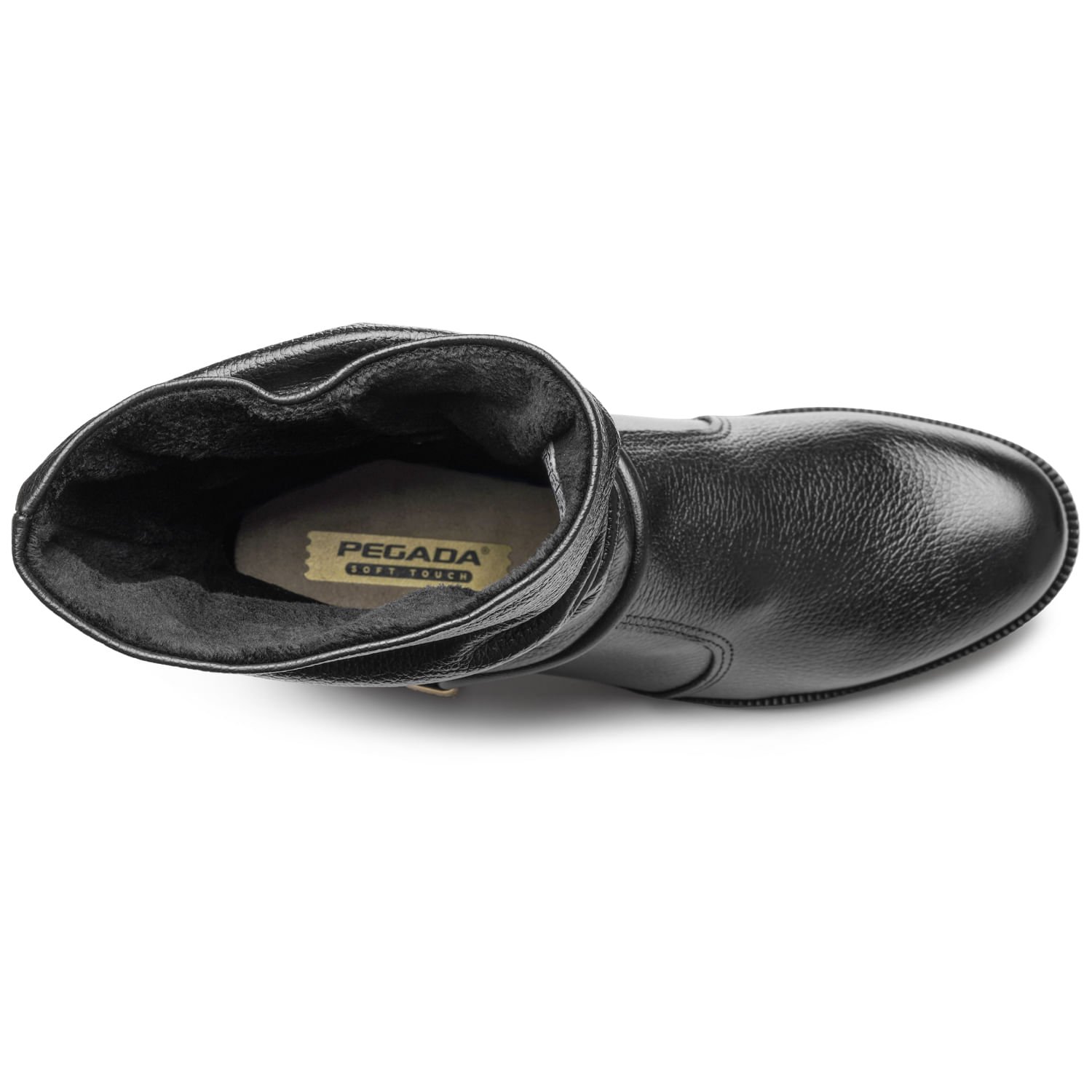 Bota Pegada Feminina em Couro Preto 282012-02 Preto 6